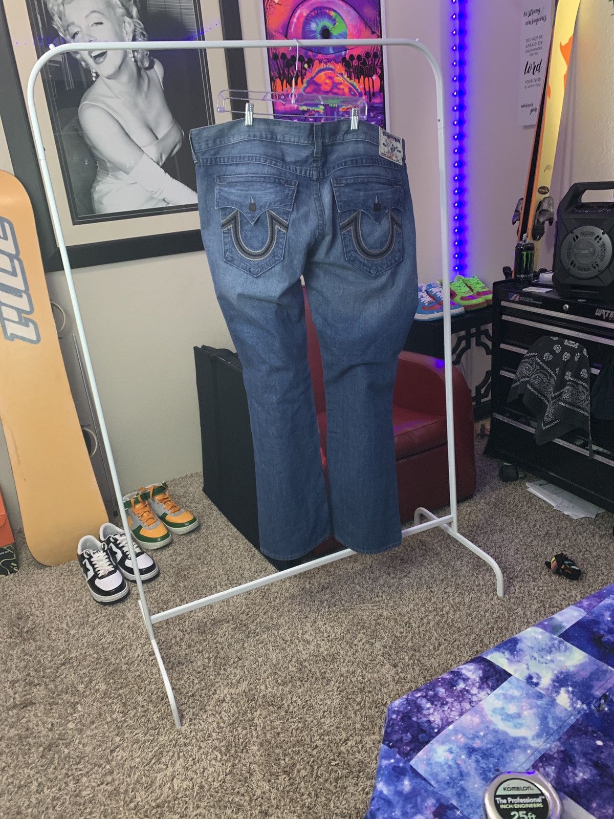 True Religion Vintage True Religion Distressed Denim Men’s Jeans Size US 44 / EU 60 - 6 Thumbnail