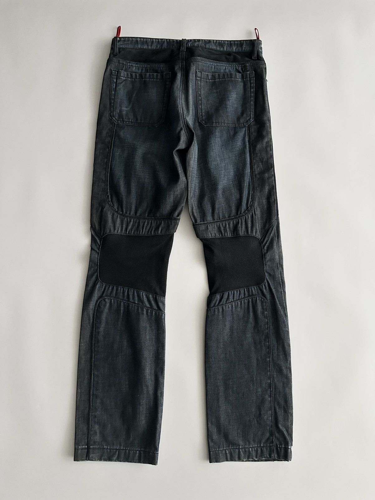 Prada Prada Early 2000’s Paneled Biker Denim Jeans Size US 30 / EU 46 - 2 Thumbnail
