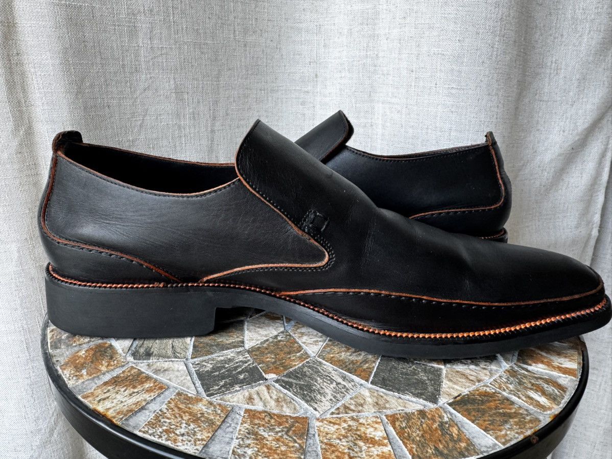 Michael Toschi Rare Toschi CarbonLite Italian Loafers Black/Orange US 11.5 Size US 11.5 / EU 44-45 - 5 Thumbnail