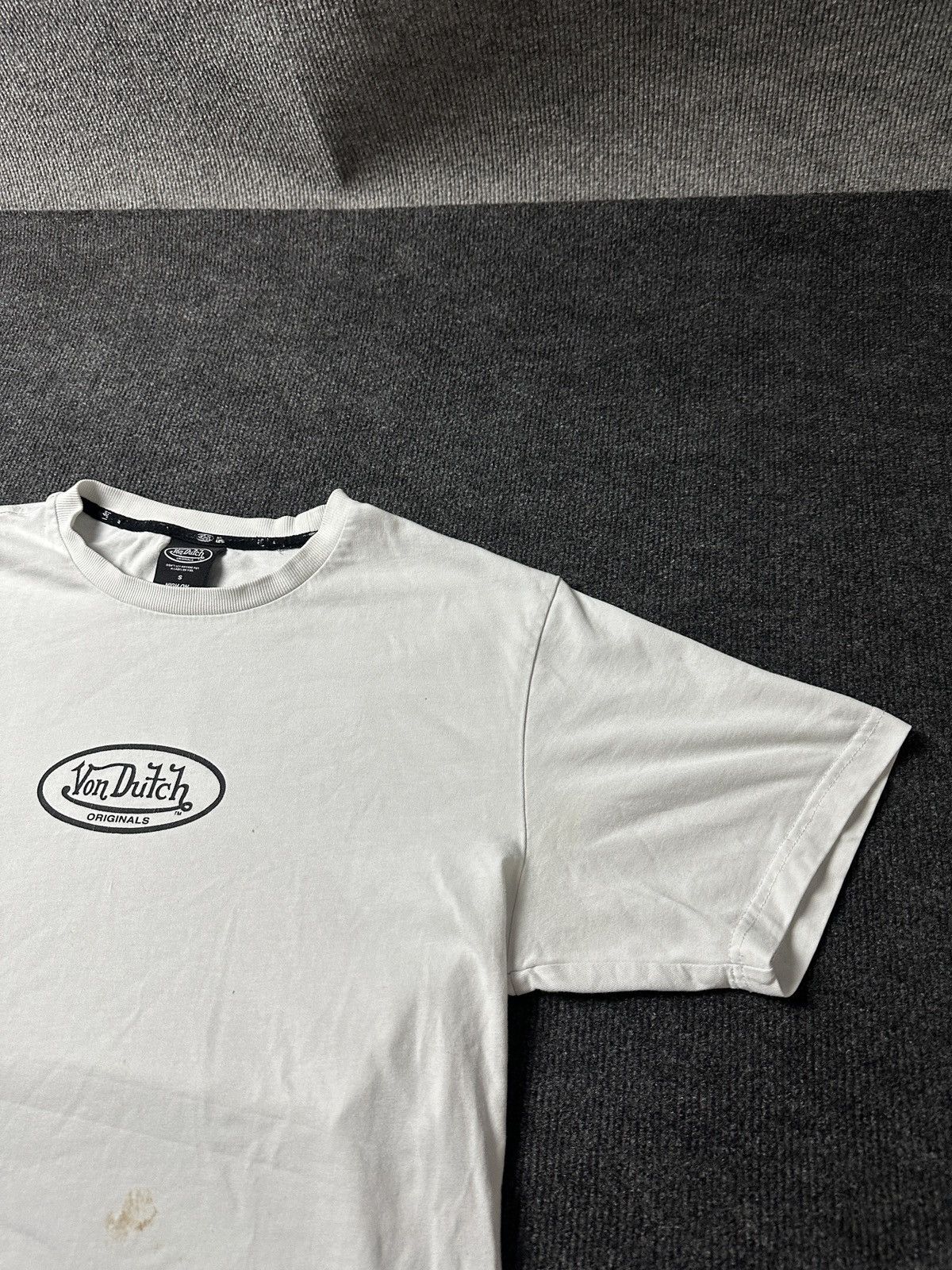 Von Dutch 🚨Y2K VON DUTCH BIG LOGO SUNFADED Y2K distressed style tee Size US S / EU 44-46 / 1 - 2 Thumbnail