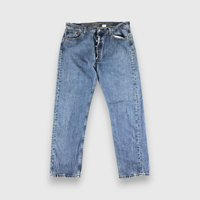 Vintage Vintage Levis 501 Jeans Faded Blue Denim -J351 | Grailed