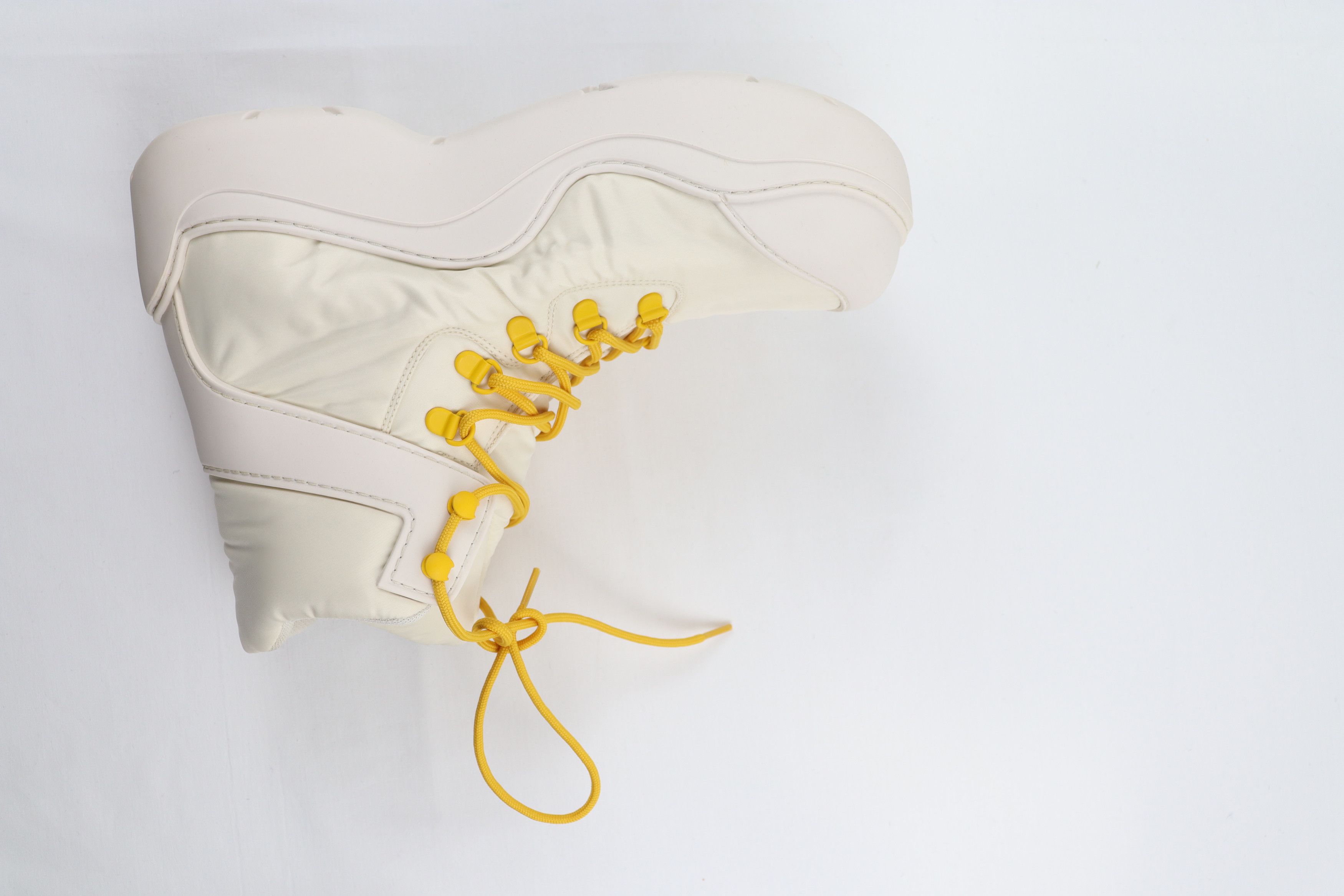 Bottega Veneta o1rshd10124 Q.2 / Bomber String Puddle Ankle Boots in White Size US 9 / EU 42 - 6 Thumbnail