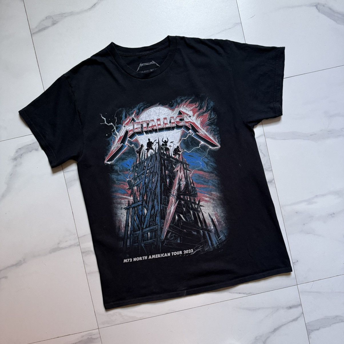 Metallica Metallica M72 North America Tour T-Shirt Size US L / EU 52-54 / 3 - 4 Thumbnail