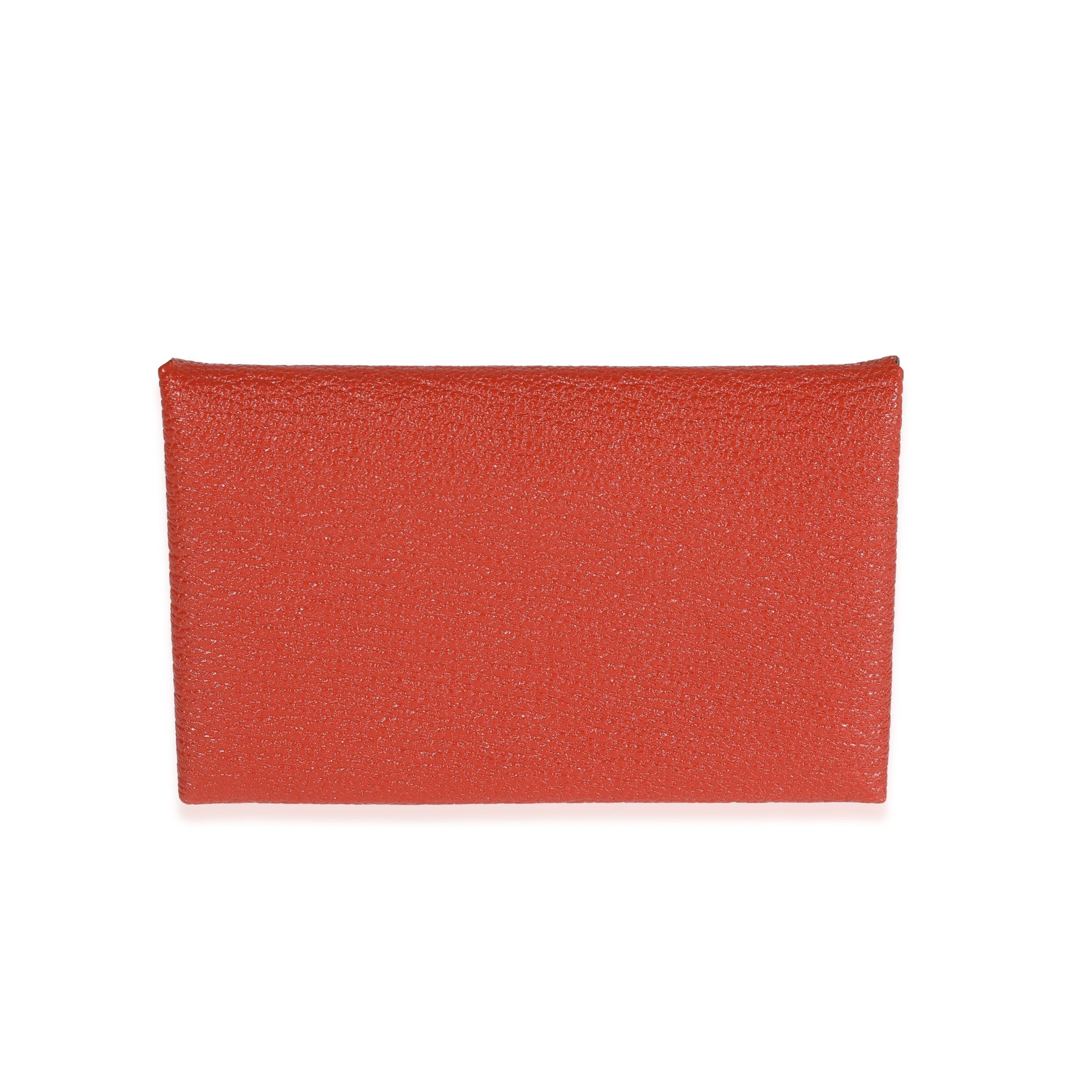 Hermès Sienne Chévre Mysore Calvi Card Case