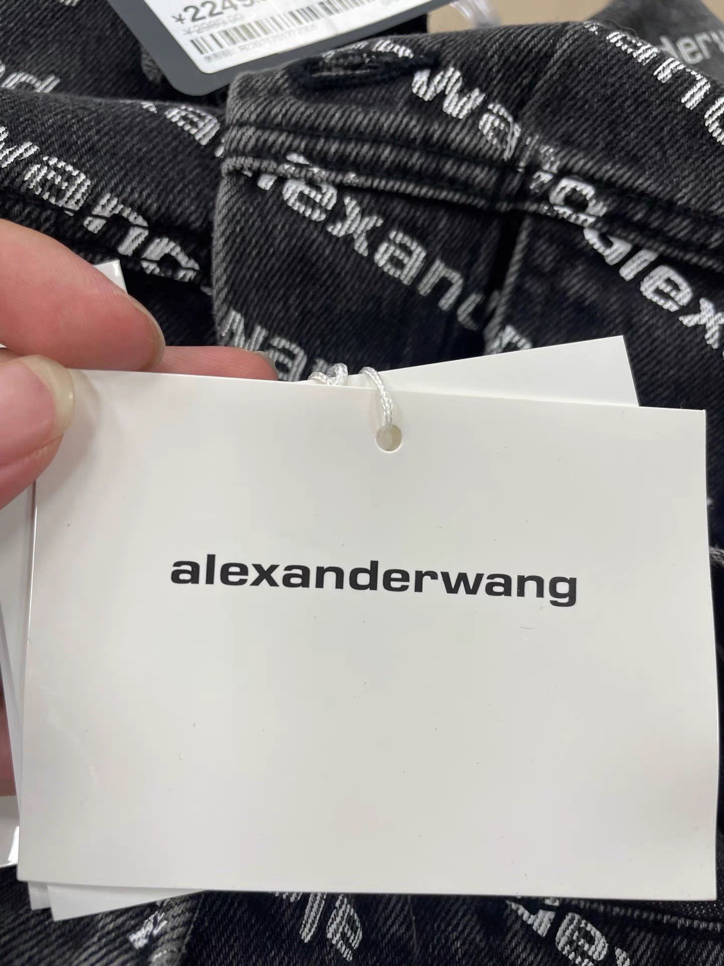 Alexander Wang Alexander Wang All-Over Logo Print Denim Jacket K2 Size US M / EU 48-50 / 2 - 4 Thumbnail