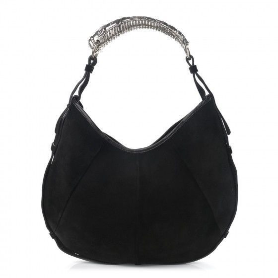 Yves Saint Laurent YVES SAINT LAURENT by Tom Ford Suede MOMBASA HOBO BAG Size ONE SIZE - 1 Thumbnail