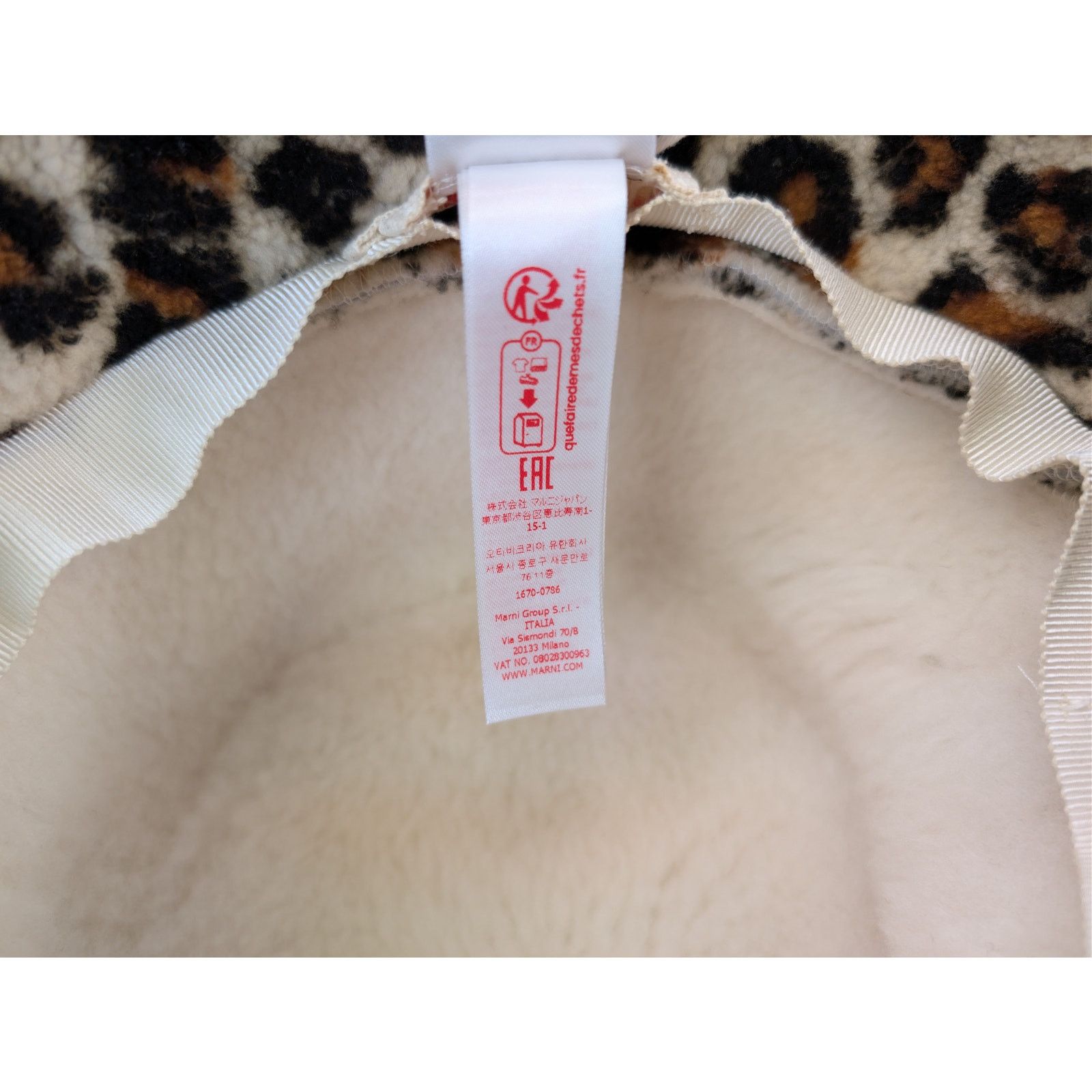 Marni o1rshd1 Size: L / Shearling Leopard Print Bucket Cap / Hat Size ONE SIZE - 17 Thumbnail