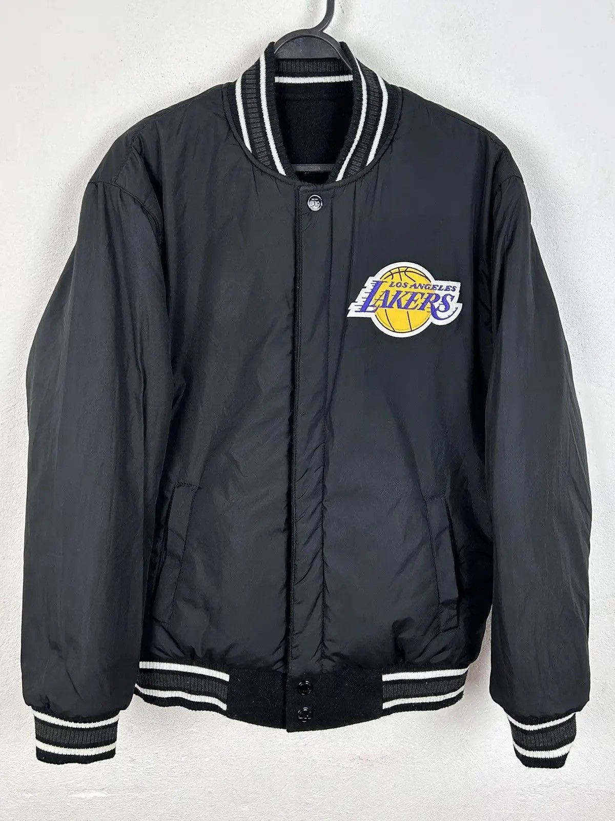 JH Design Vintage JH Design L.A. Lakers NBA Wool Reversible Jacket Size US S / EU 44-46 / 1 - 10 Thumbnail