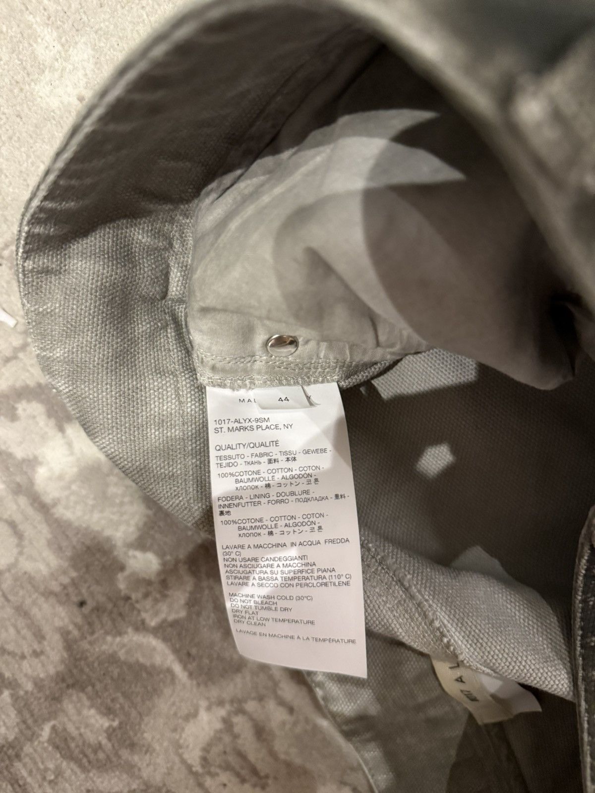 1017 ALYX 9SM Green Overdyed Skater Cargo Pants Size US 32 / EU 48 - 4 Thumbnail