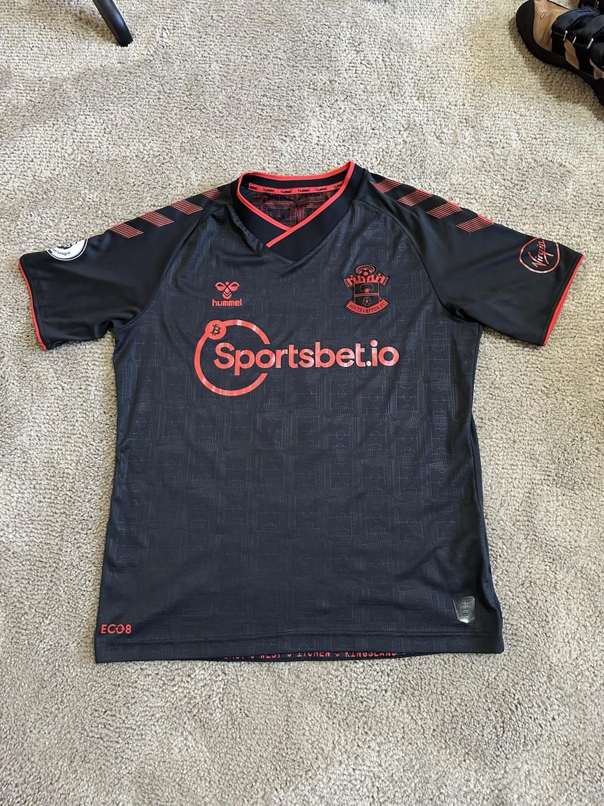 Hummel Southampton 2021-22 Football Shirt Jersey Ward-Prowse #8 Size US L / EU 52-54 / 3 - 1 Thumbnail