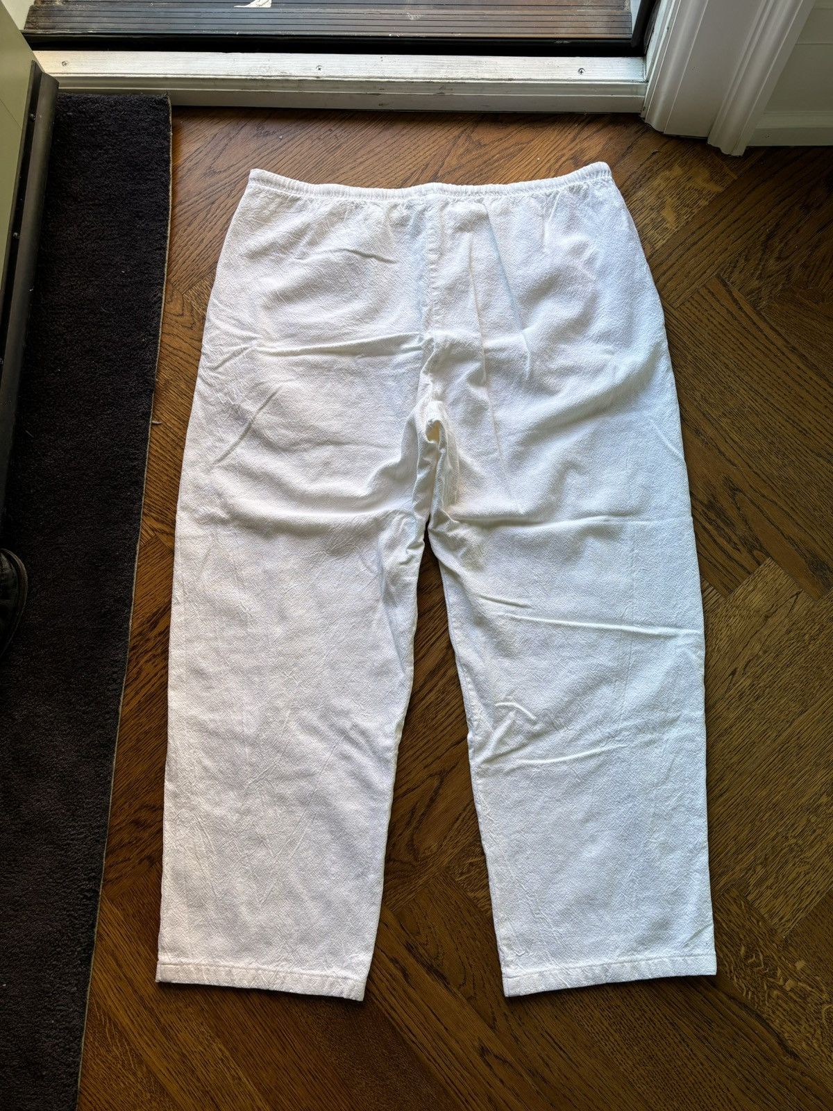 Tilley × Vintage 1990s Tilleys Cotton Pants Vintage Beach Drawstring Monkey Size 36" / US 14 / IT 50 - 5 Thumbnail