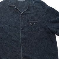 Prada PRADA COTTON TOWEL BOWLING SHIRT Size US XL / EU 56 / 4 - 2 Thumbnail
