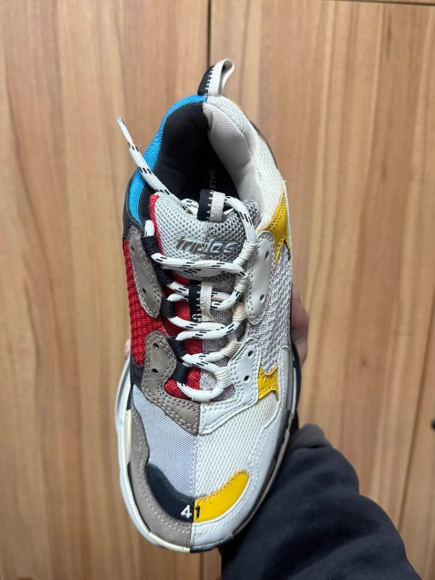 Balenciaga Balenciaga Triple S spliced dad sneakers Ｑ20 Size US 8 / EU 41 - 2 Thumbnail