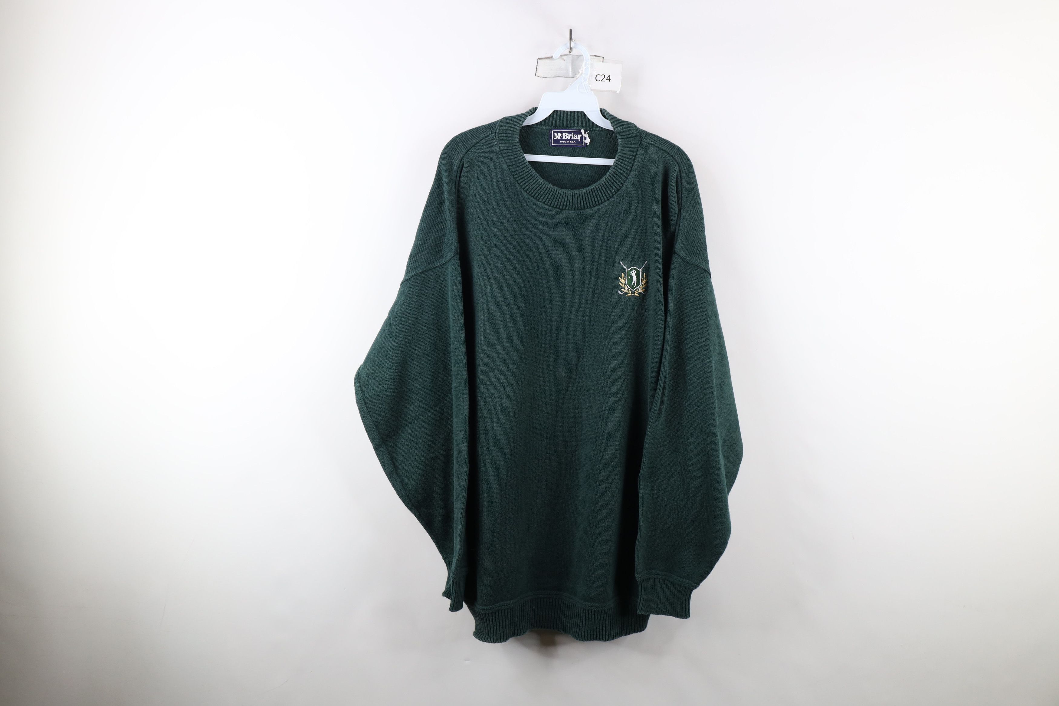 Vintage Vintage 90s Streetwear Cotton Knit Golf Crewneck Sweater USA Size US XXL / EU 58 / 5 - 1 Thumbnail