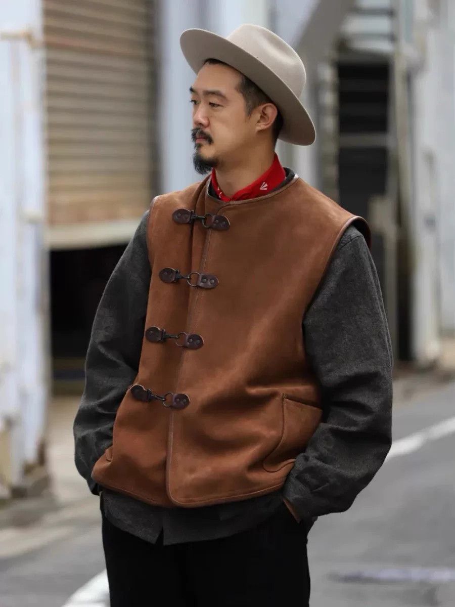 Nigel Cabourn Nigel Cabourn Sherpa Montaineer Vest Size US L / EU 52-54 / 3 - 1 Thumbnail
