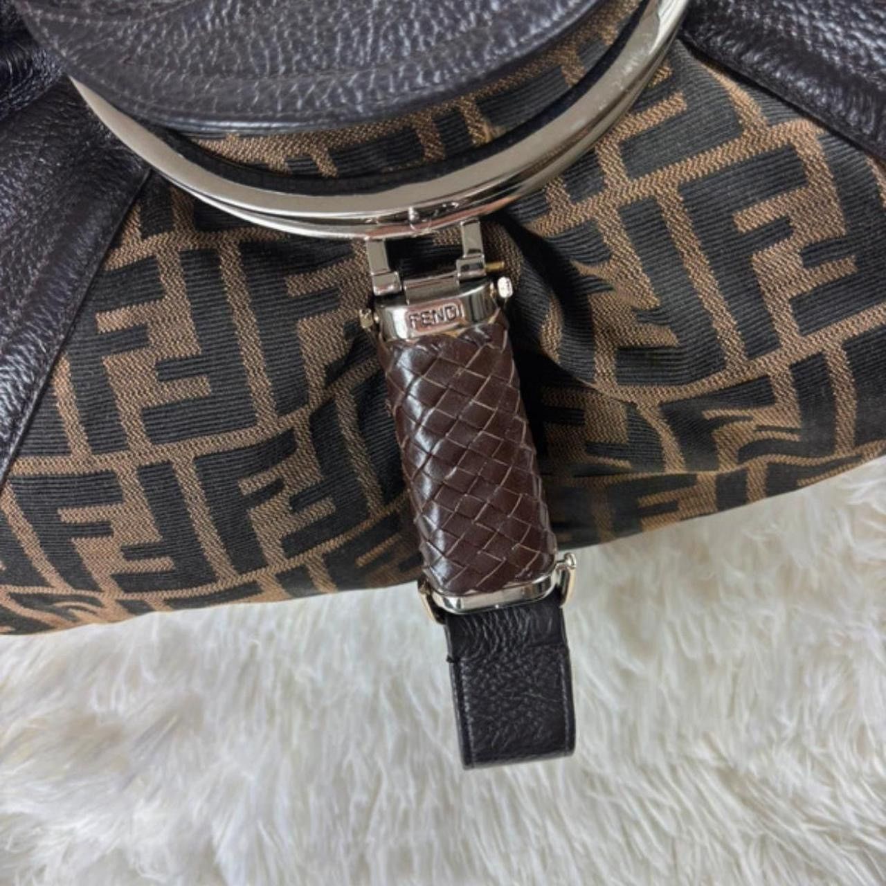 Fendi Vintage Brown Fendi Fendi Monogram Spy Bag 2005 Size ONE SIZE - 3 Thumbnail