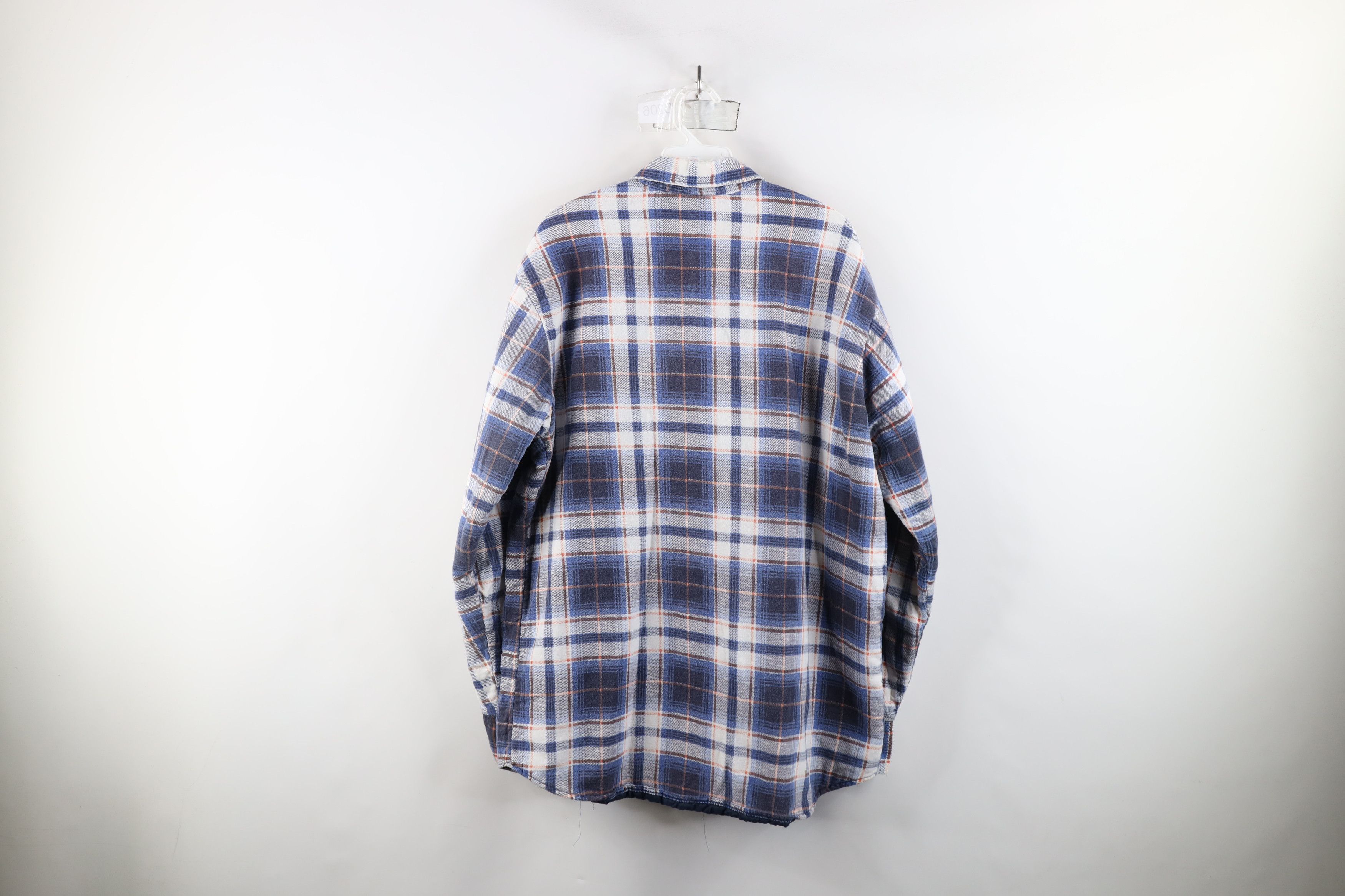 Vintage Vintage 70s Streetwear Quilted Flannel Button Shirt Jacket Size US L / EU 52-54 / 3 - 12 Thumbnail