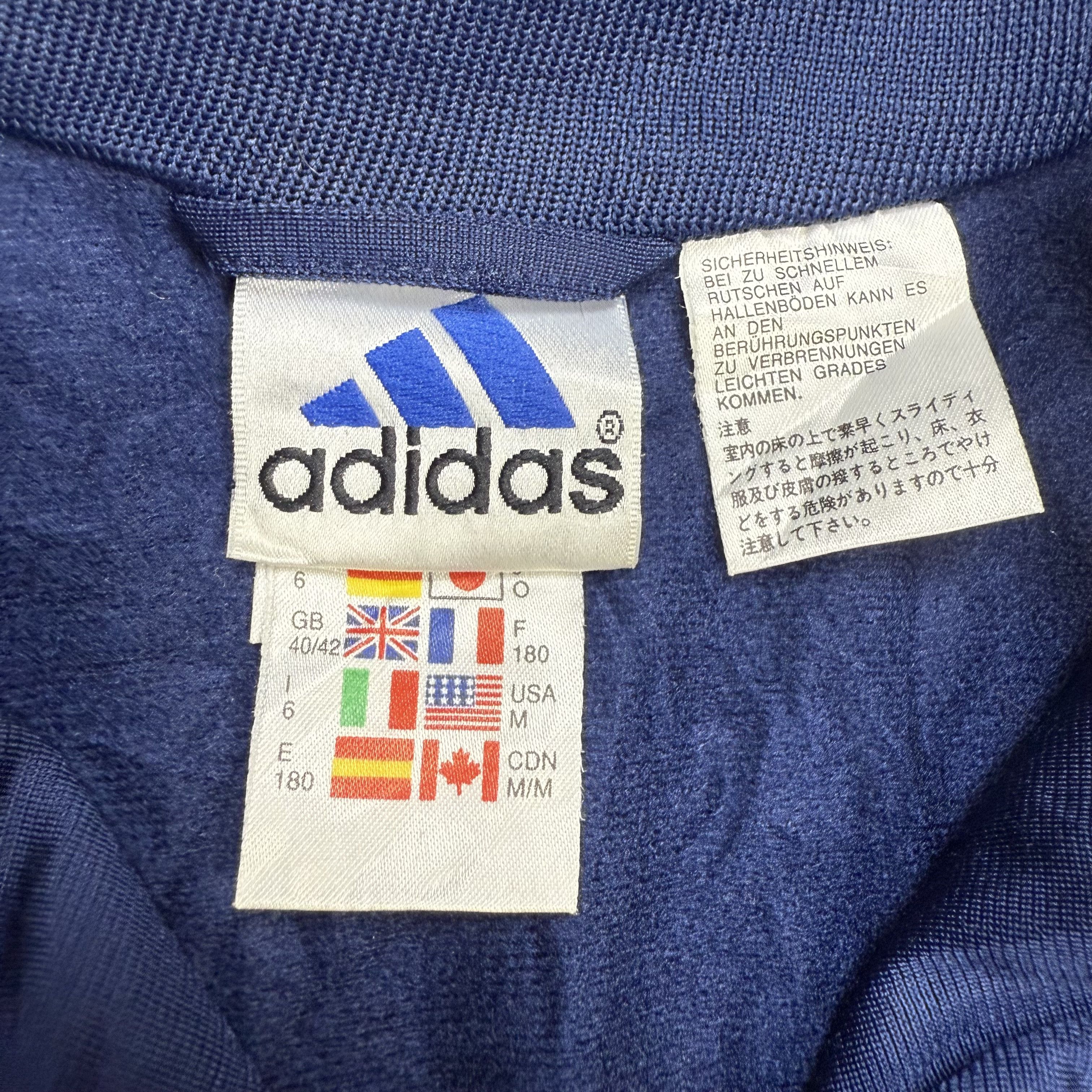Adidas 1999-00 Adidas Real Madrid Track Jacket Size US M / EU 48-50 / 2 - 6 Thumbnail