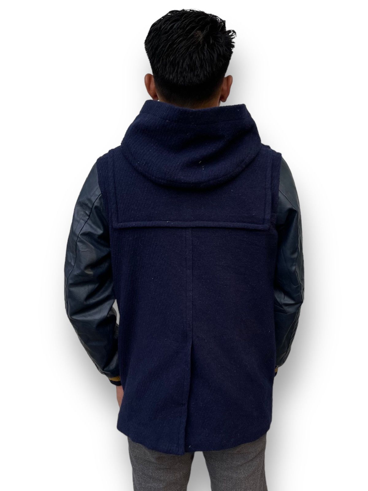 Ne-Net 🔥 ISSEY MIYAKE NE-NET SYNTHETIC LEATHER SLEEVE DUFFLE JACKET Size US M / EU 48-50 / 2 - 3 Thumbnail