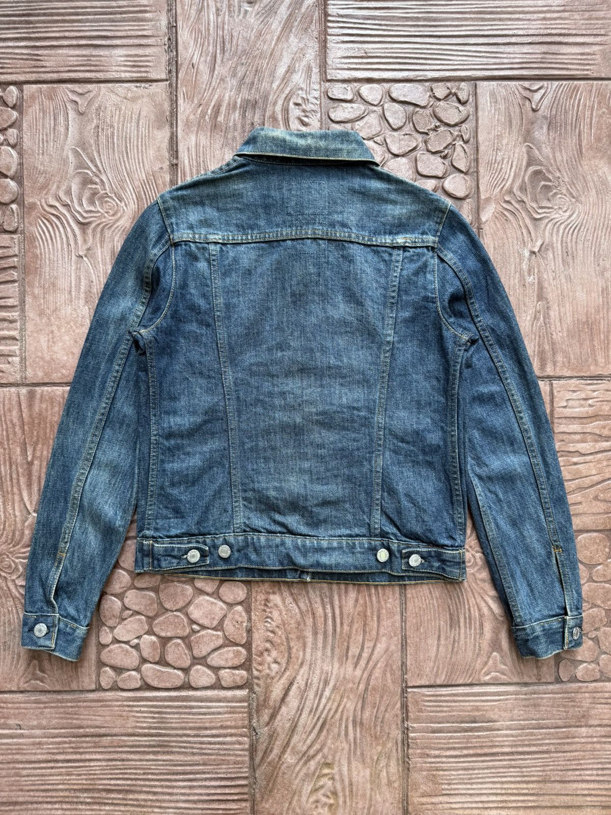 Helmut Lang Vintage 1998 HELMUT LANG Indigo Denim Jacket Size US S / EU 44-46 / 1 - 11 Thumbnail