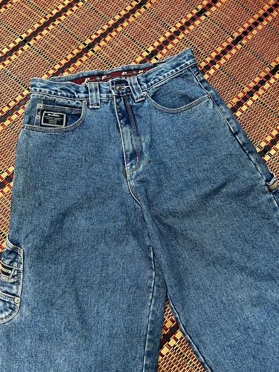 Pelle Pelle Vintage 90’s Pelle Pelle Marc Buchanan Baggy jeans Size US 31 - 11 Thumbnail