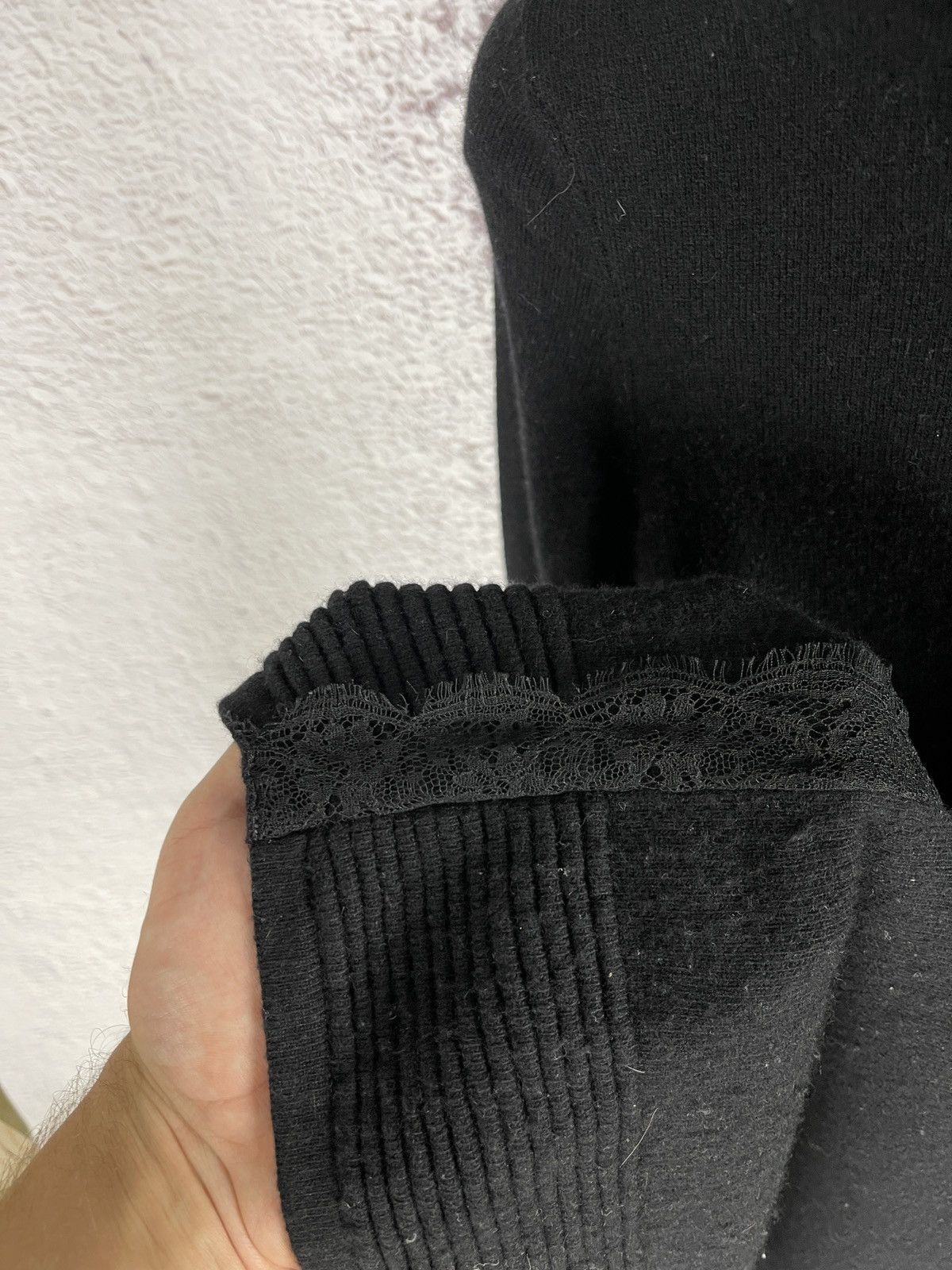 Christian Lacroix Christian Lacroix wool fitted black classic midi dress Size S / US 4 / IT 40 - 9 Thumbnail