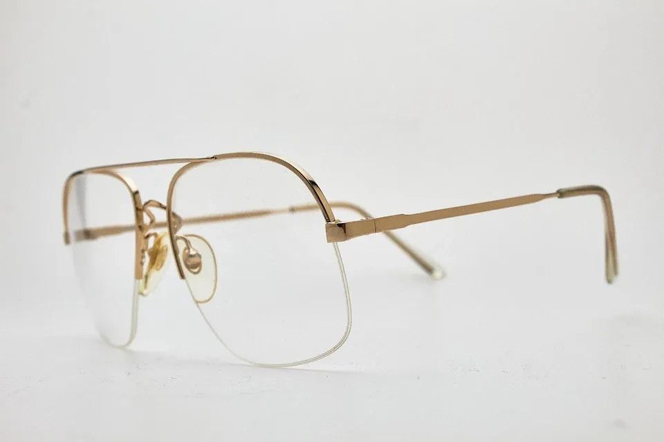 Other FILOS quiet luxury 80s oversized gold thin metal specs Size ONE SIZE - 4 Thumbnail