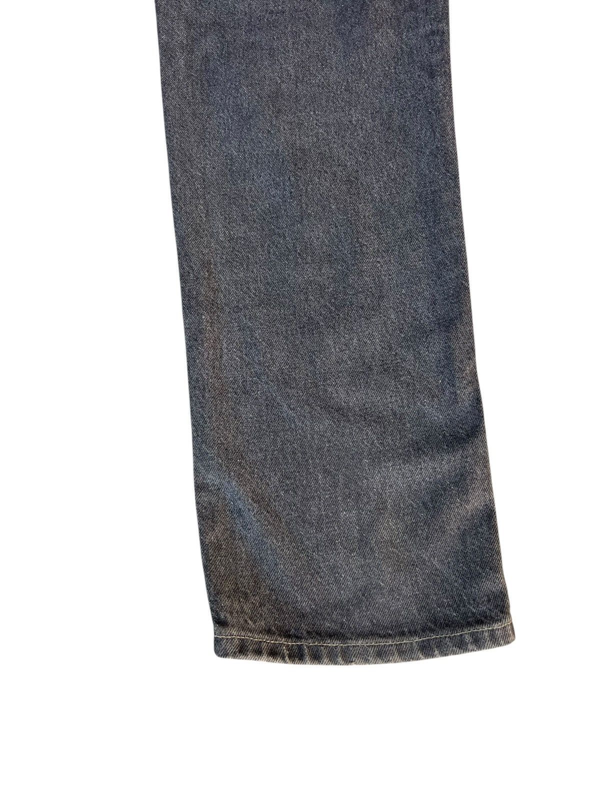 RRL Ralph Lauren × Vintage Vintage 90s RRL Usa Fade Black Stains Denim Baggy Jeans Size US 30 / EU 46 - 19 Thumbnail