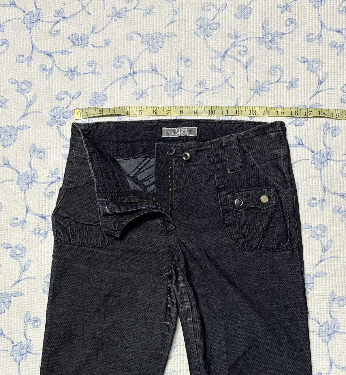 Vintage Li Jion Streetwear Flared Denim Size US 29 - 3 Thumbnail