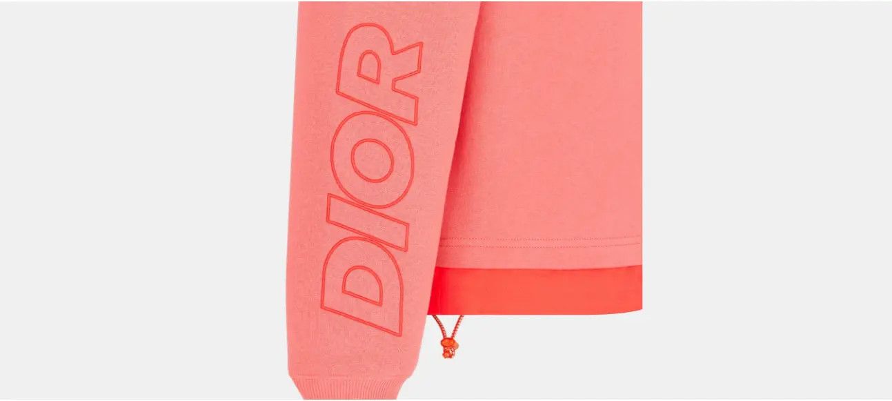 Dior o1w1db10824 Oversized Sweatshirts in Coral Size US XXL / EU 58 / 5 - 4 Thumbnail