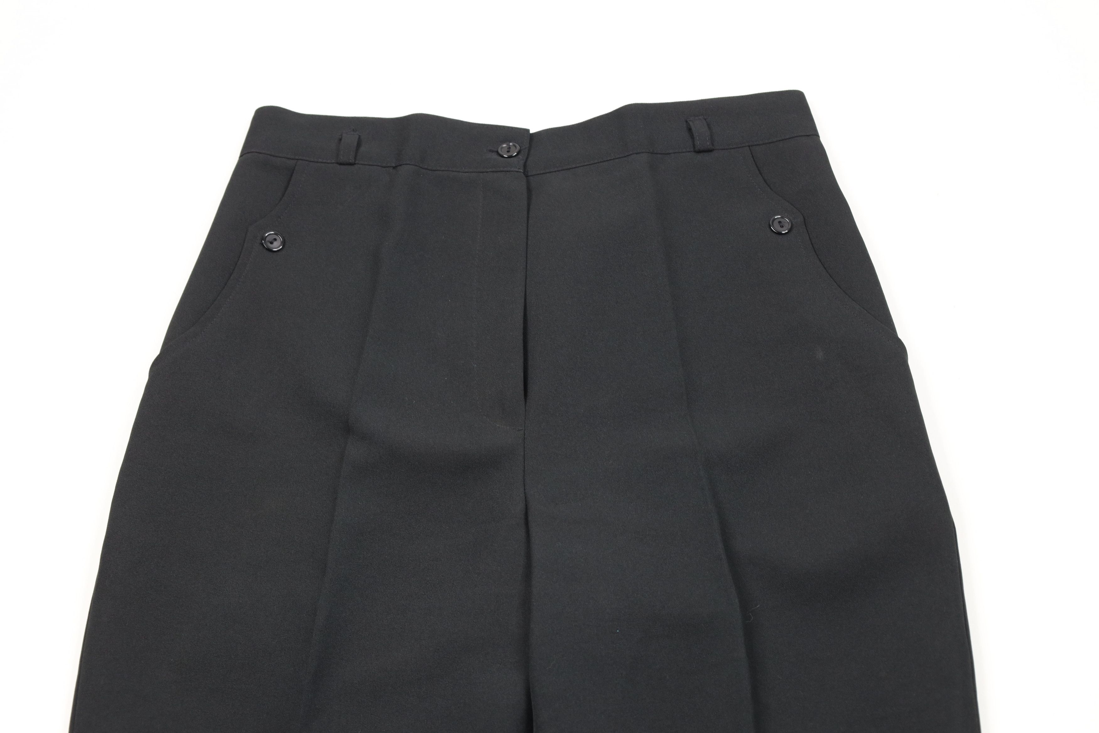 Vintage Vintage 70s Streetwear High Waist Knit Flared Wide Leg Pants Size 29" - 2 Thumbnail