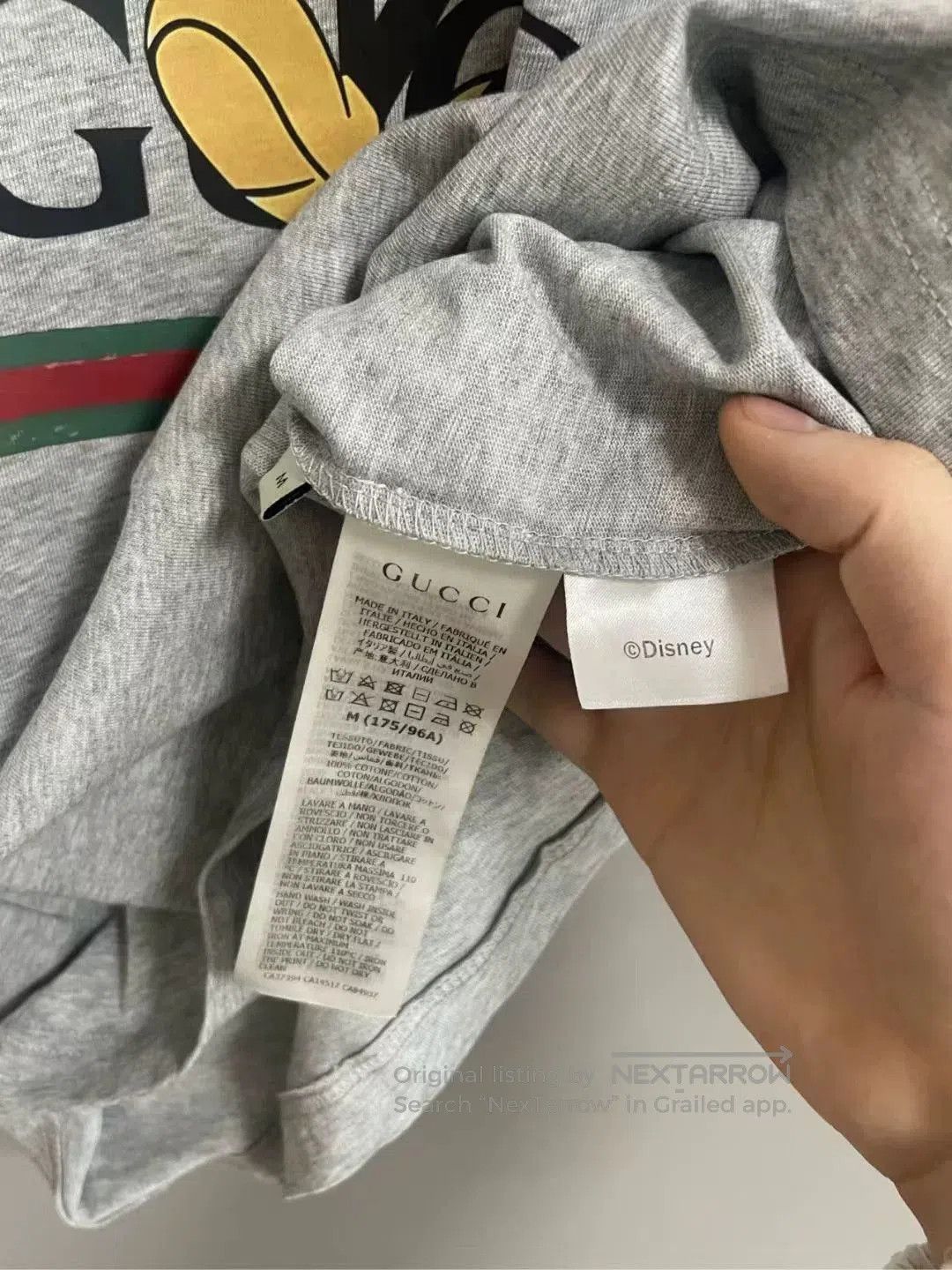 Gucci Gucci Mickey Gray Short Sleeve. Size US M / EU 48-50 / 2 - 4 Thumbnail