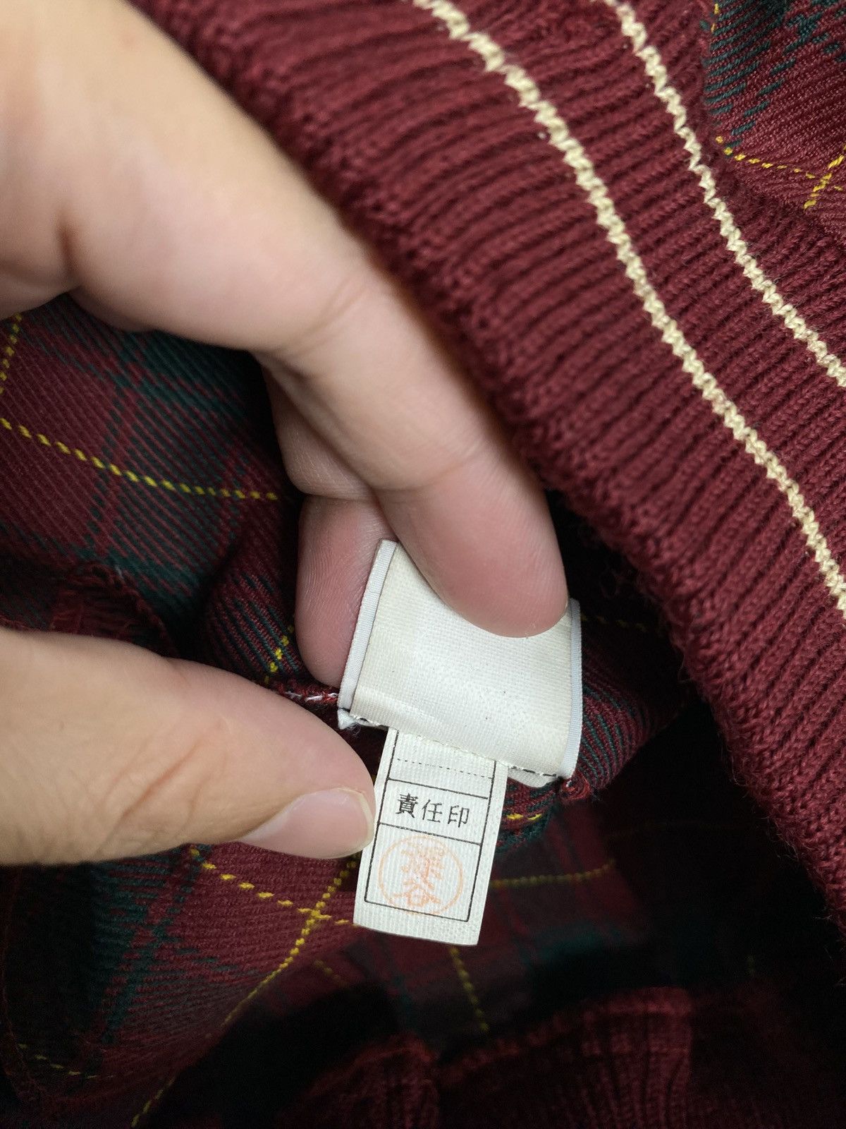 Japanese Brand Rare‼️ Vintage Home Town Plaid Varsity Jacket for Kids Size US XXS / EU 40 - 6 Thumbnail