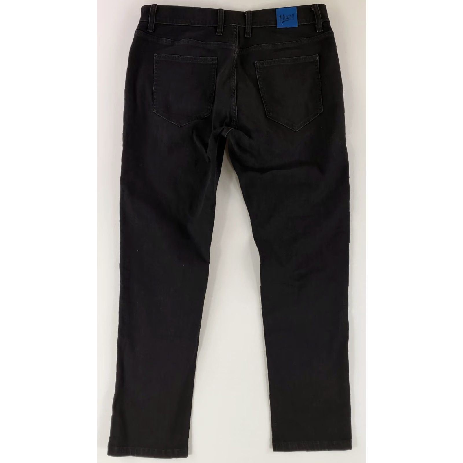 Vintage Mugsy Jeans Mags Stretch Black Mens 36x32 Inseam 32 Straight Jeans Regular Size 36 Men Black Size US 36 / EU 52 - 6 Thumbnail