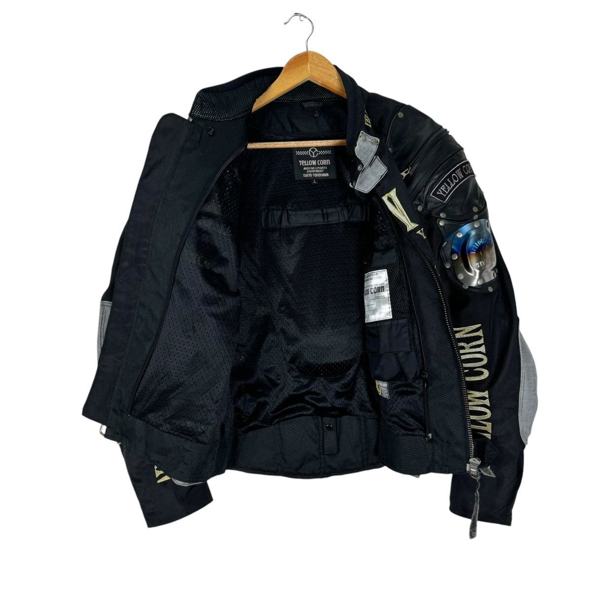 YELLOW CORN ☀️YELLOW CORN PADDING SLEDGE HAMMER RACING TEAM JACKET Size US L / EU 52-54 / 3 - 7 Thumbnail