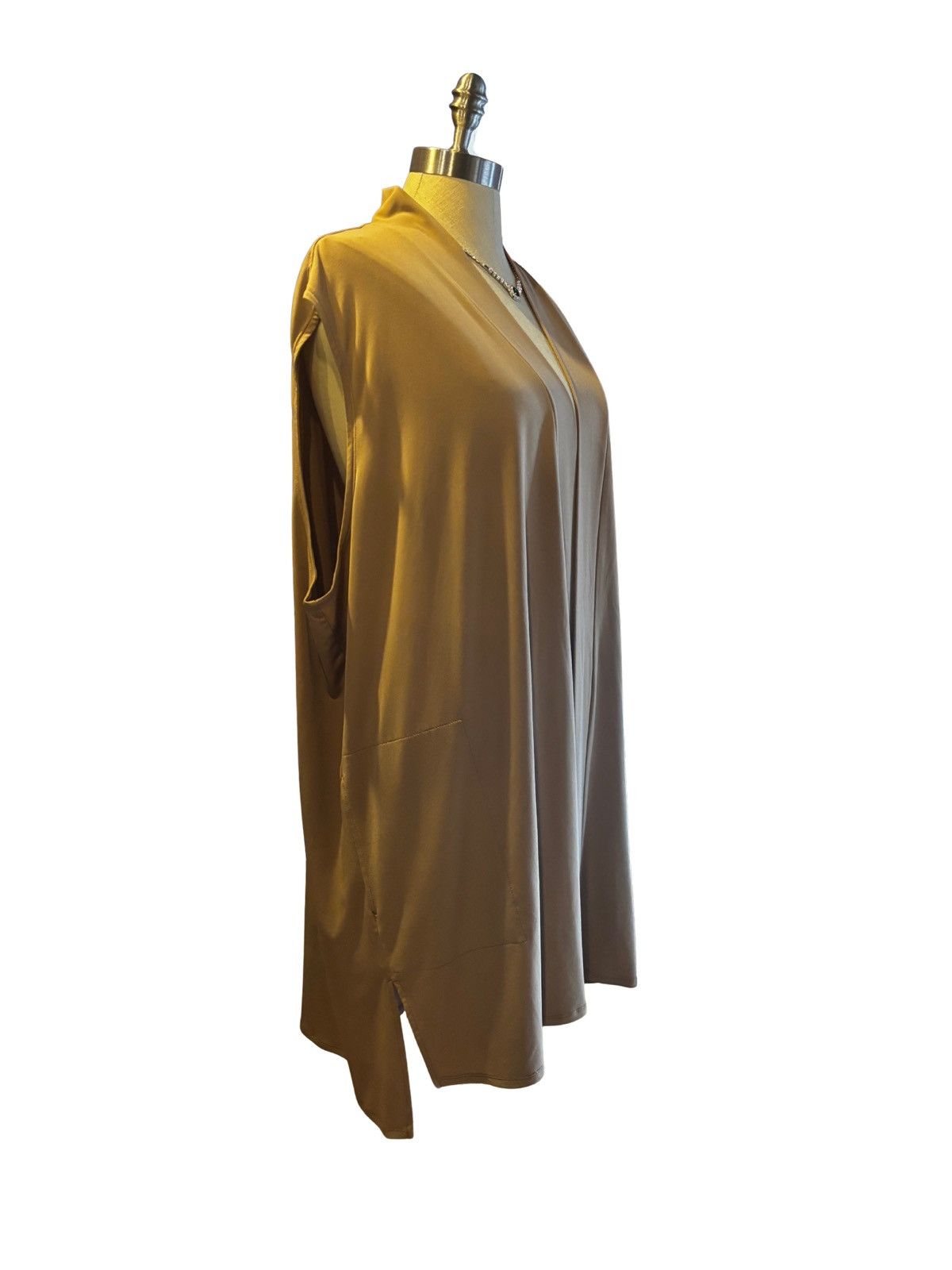 Other Beautiful tan sleeveless Cardigan.wt1225 Size 3XL / US 20-22 - 7 Thumbnail
