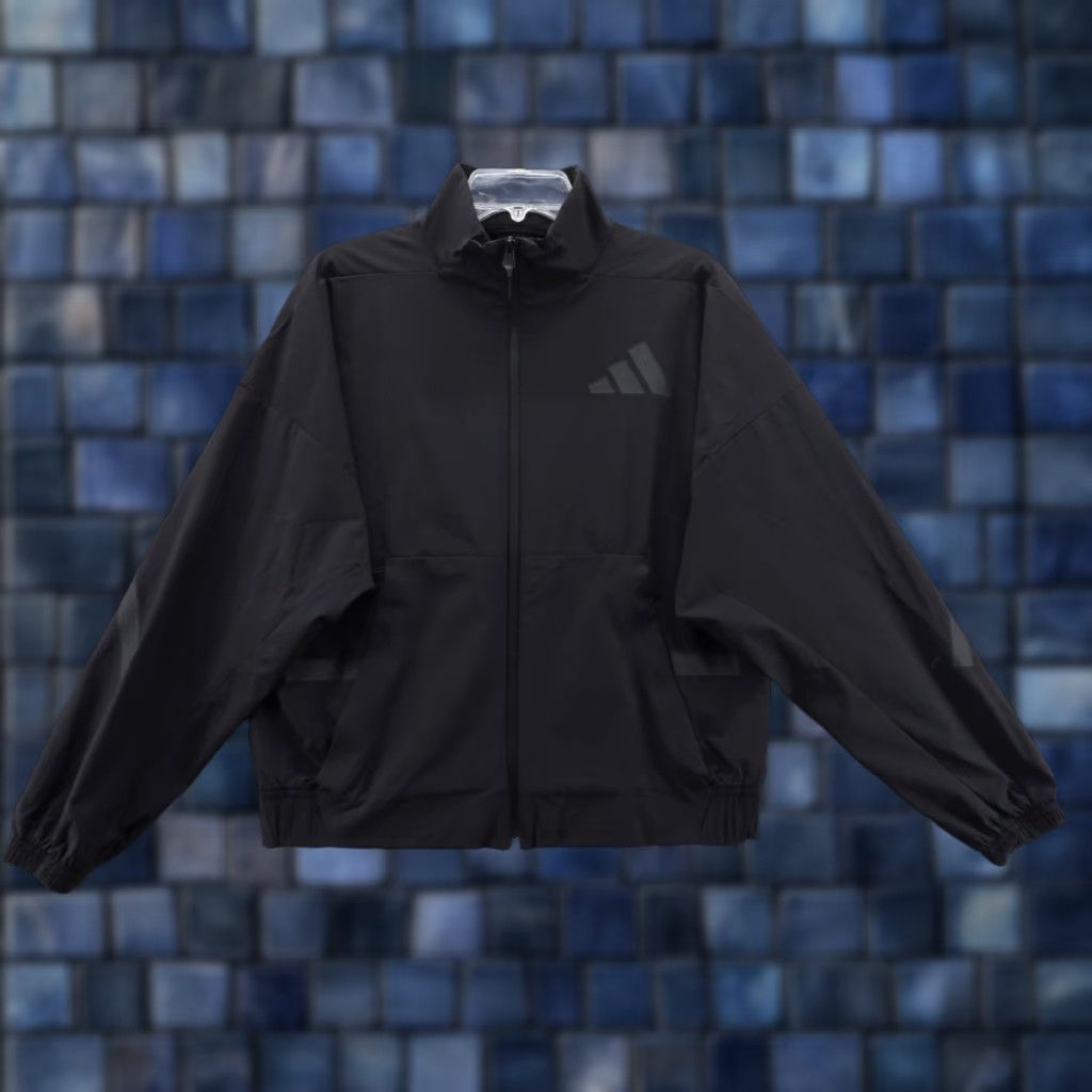Adidas Zne Woven Track Jacket Women's Small Black Upf50 New Full Zip Pockets Athletic Jacket