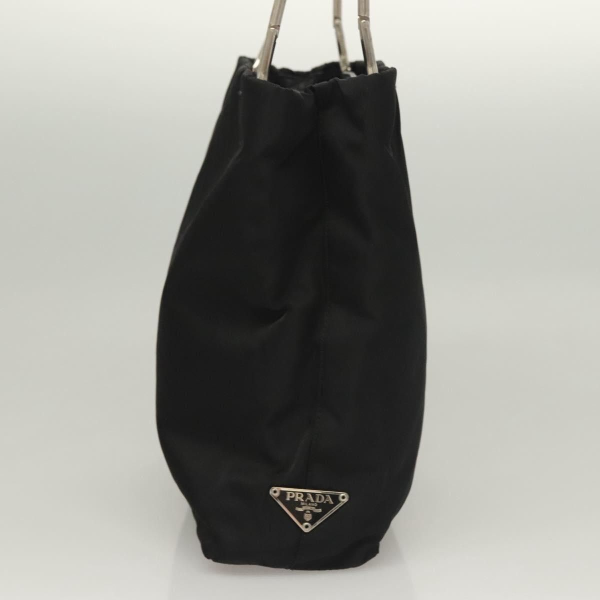 Prada PRADA Hand Bag Nylon Black Silver Size ONE SIZE - 5 Thumbnail