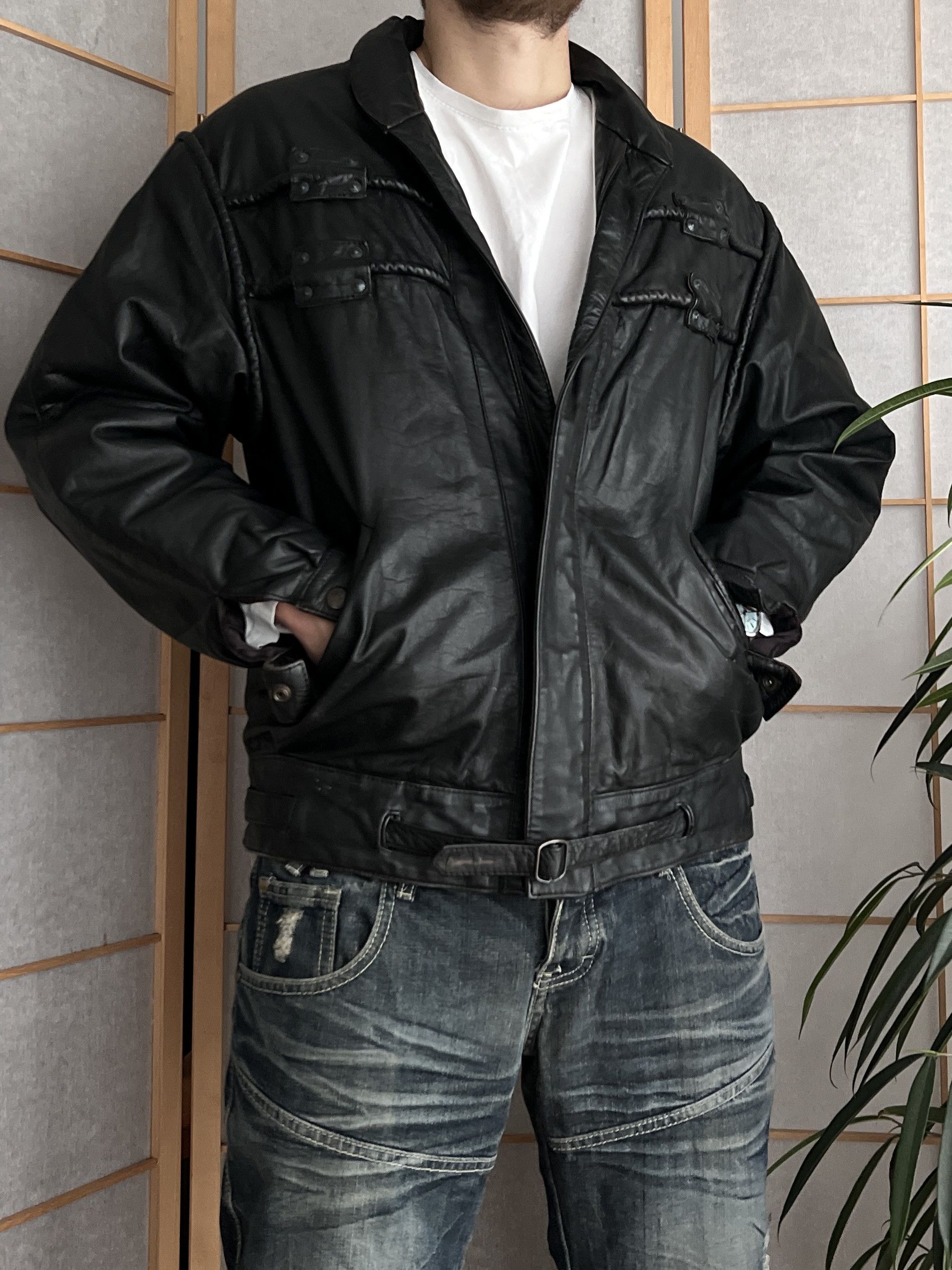 Hysteric Glamour Archive Schott Avirex type leather bomber jacket boxy baggy Size US M / EU 48-50 / 2 - 1 Thumbnail