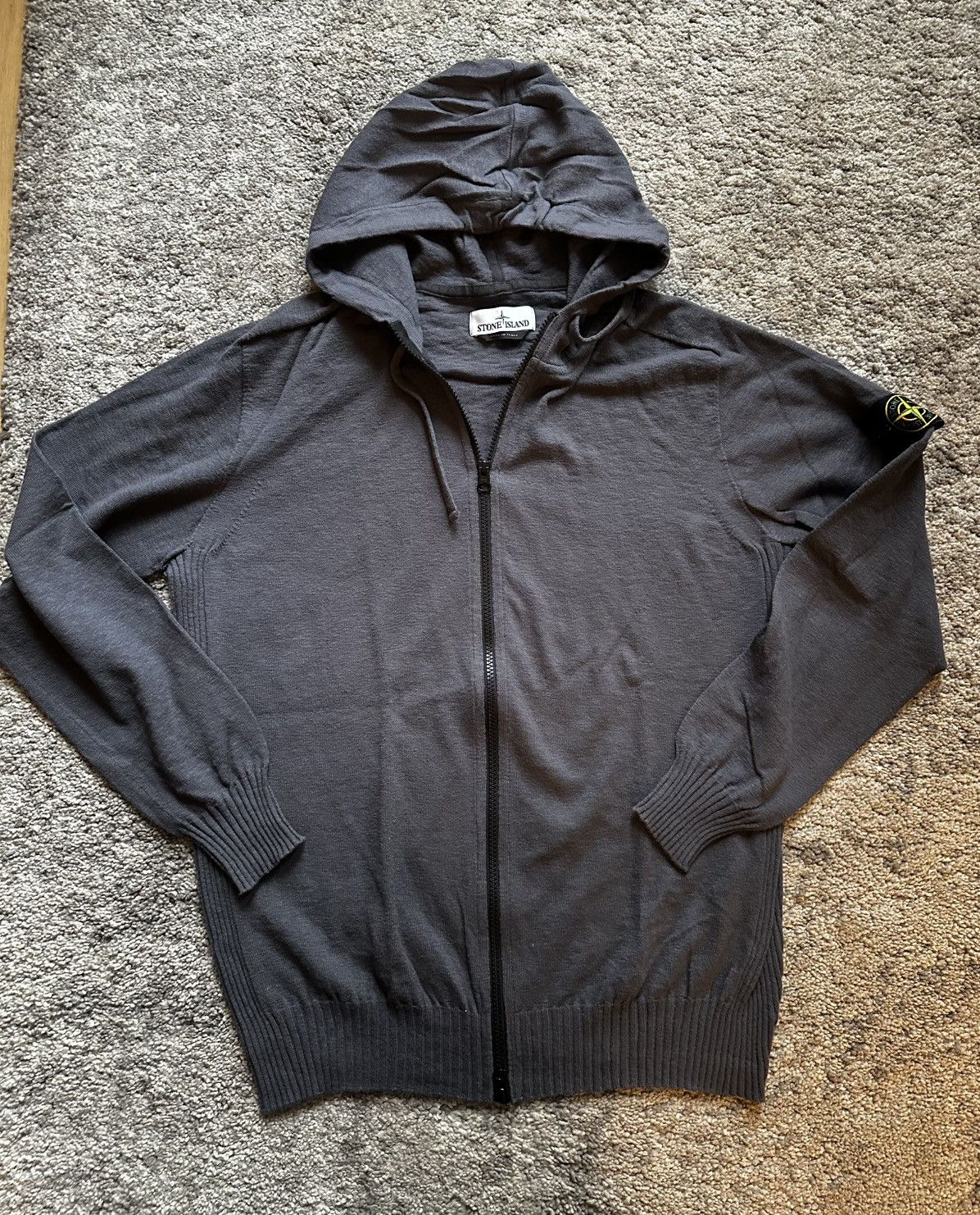 Stone Island Stone Island full zip hoodie knit Size US XL / EU 56 / 4 - 1 Thumbnail
