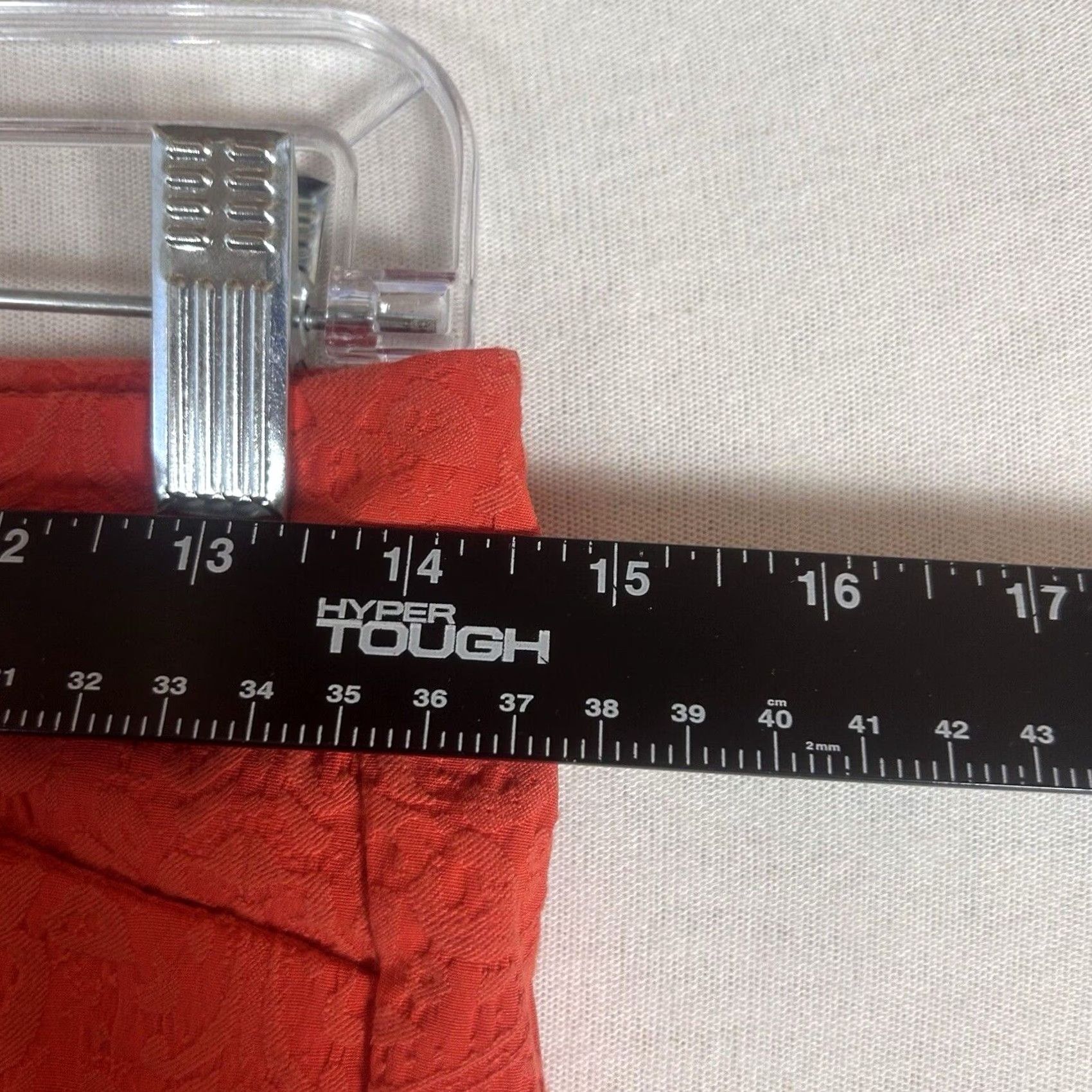 Old Navy Old Navy Pixie Work Pants Womens Size 0 Regular Orange Textured Workwear Office Crop Ankle Pants Womens Size 25" / US 0 / IT 36 - 6 Thumbnail