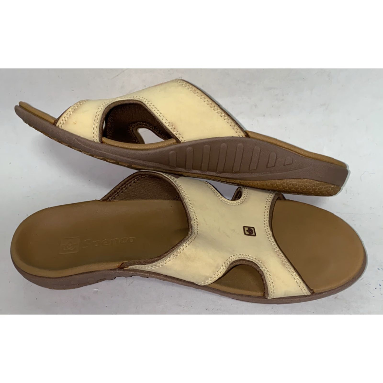 Vintage Spenco Womens Beige Lightweight Sandals Size 10 Size US 10 / IT 40 - 4 Thumbnail