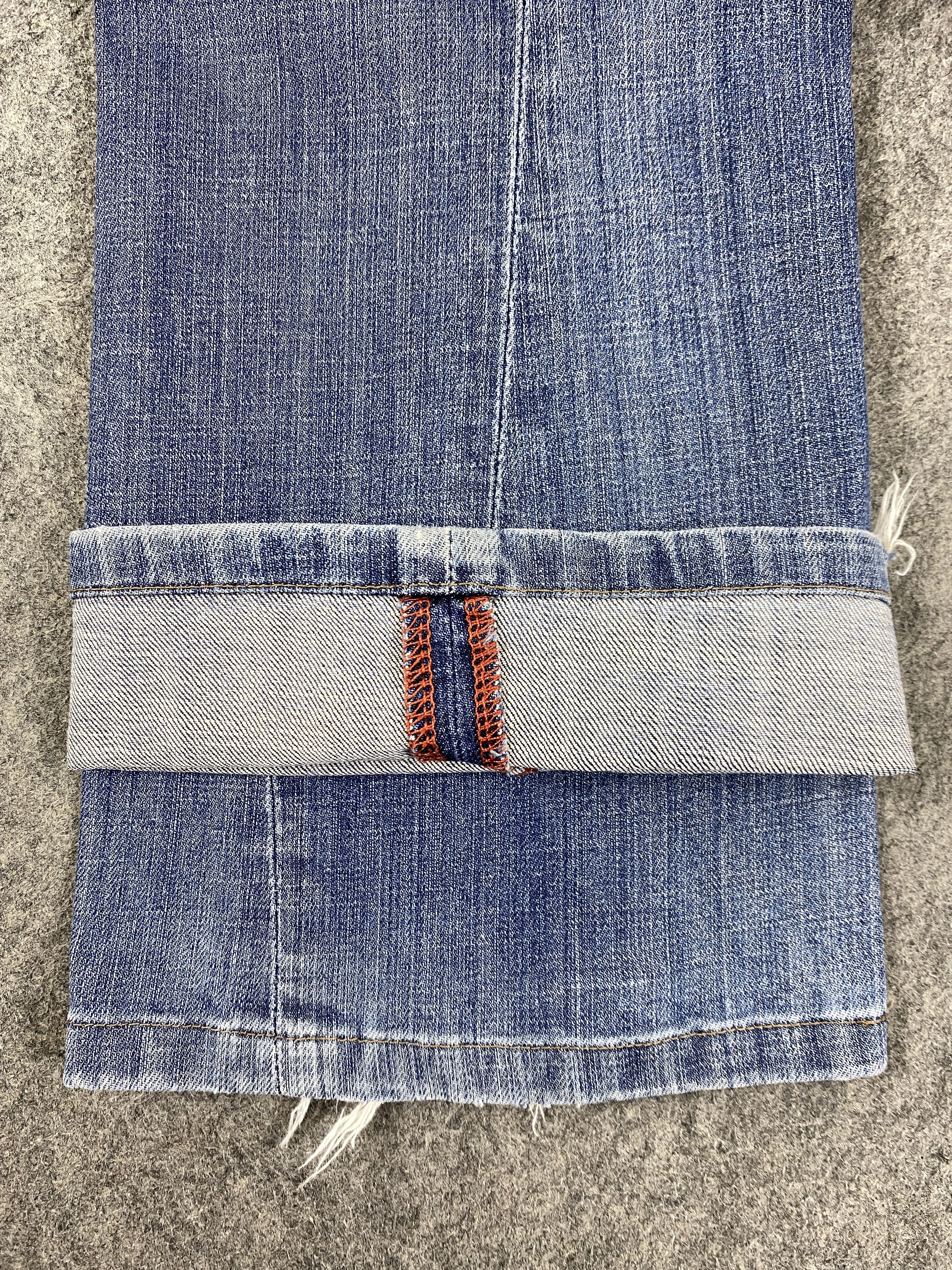 Japanese Brand Faded Blue Vintage ikka Flare Jeans 28x29.5 - JN3241 Size US 28 / EU 44 - 12 Thumbnail