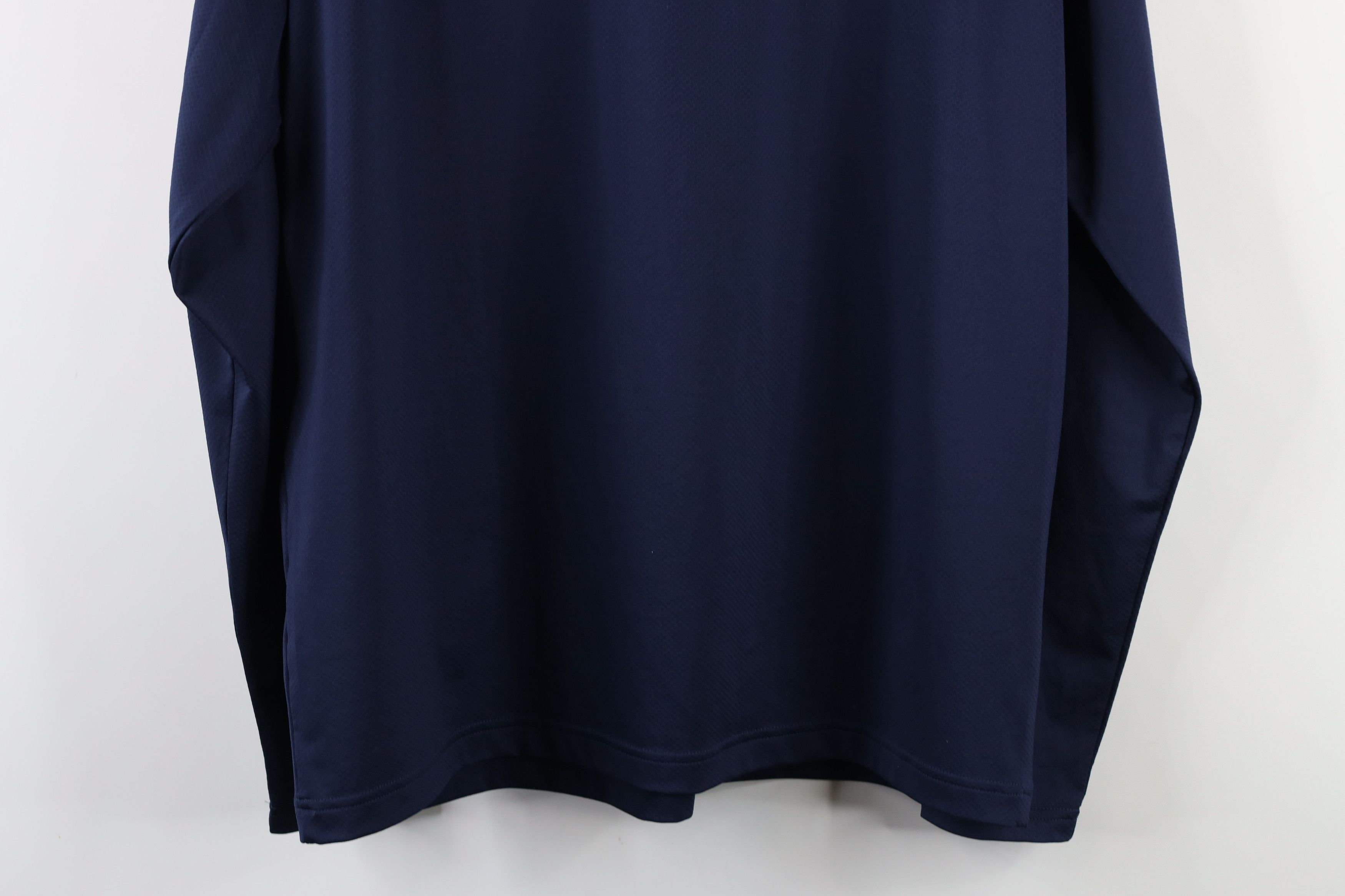 Under Armour × Vintage Under Armour US Navy Naval Academy Half Zip Pullover Jacket Size US L / EU 52-54 / 3 - 11 Thumbnail