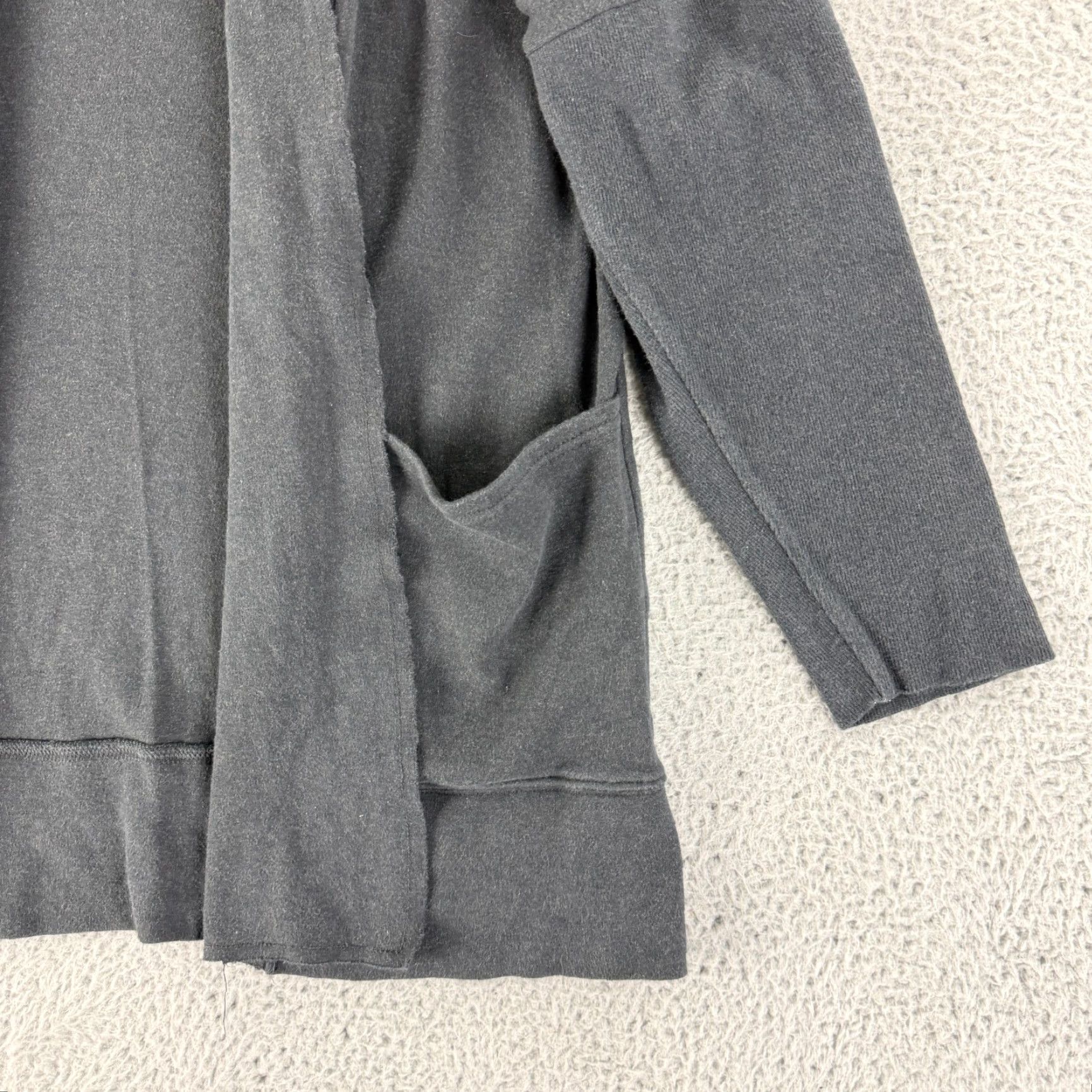 Vintage Pact Cardigan Sweater Womens M Gray 100% Cotton Long Sleeve Vintage? (No) -> Pact Cardigan Sweater Womens M Gray 100% Cotton Long Sleeve Size M / US 6-8 / IT 42-44 - 3 Thumbnail