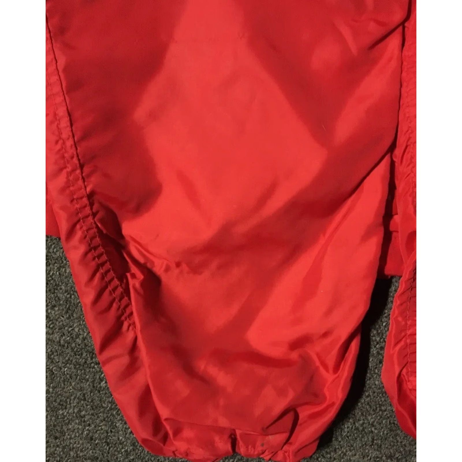 Russell Athletic Vtg Russell Southern Co Jacket S USA College Track PE Grunge Sport Gym 50s 60s USA Red Nylon Striped Windbreaker Mens Jacket Size US S / EU 44-46 / 1 - 4 Thumbnail
