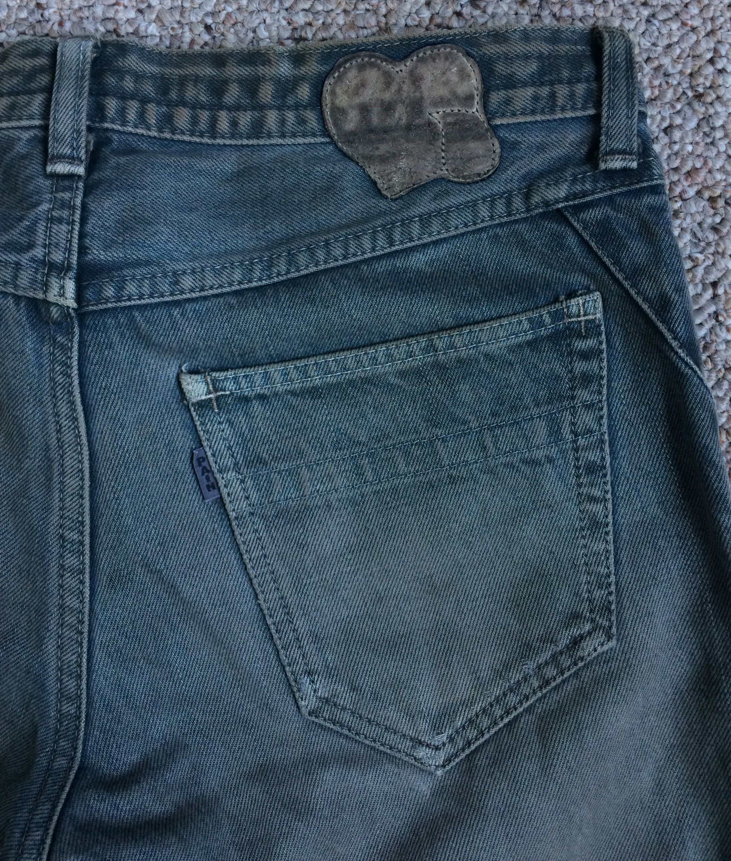 Number (N)ine SS07 Number (N)ine Distressed Mudwash Denim Size US 30 / EU 46 - 7 Thumbnail