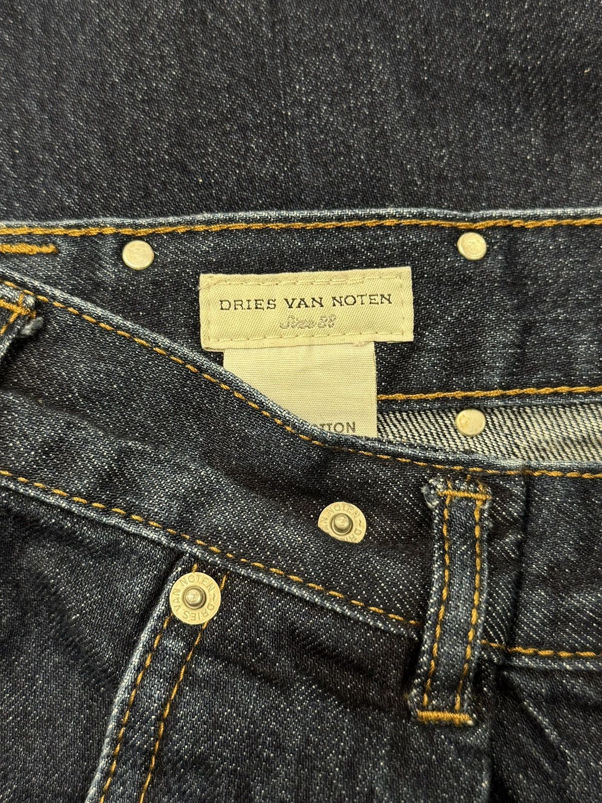 Dries Van Noten Dries Van Noten ‘Pleated’ Wide Leg Denim Size US 28 / EU 44 - 2 Thumbnail