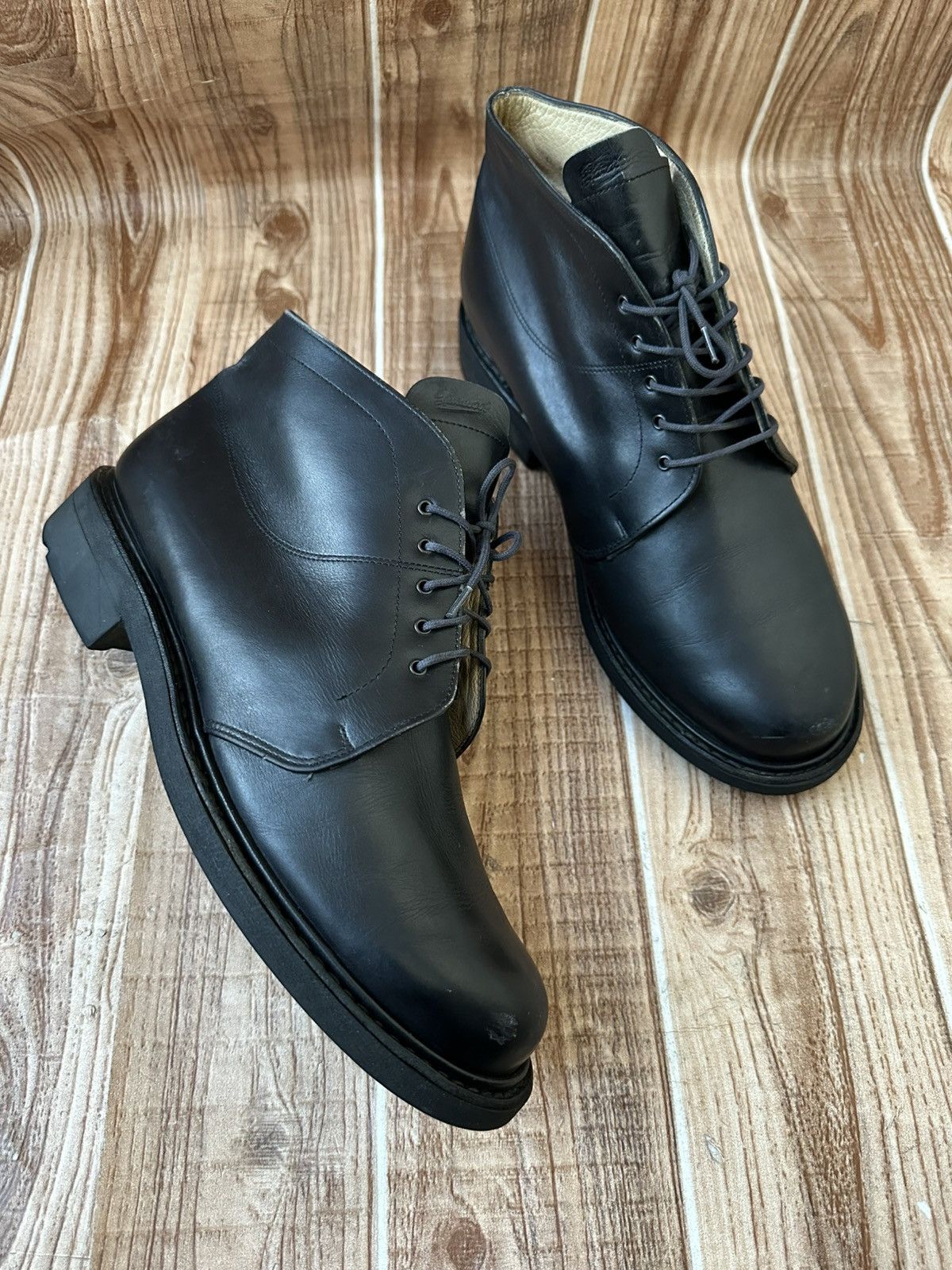 Paraboot Paraboot Black Leather Vintage Size US 8 / EU 41 - 11 Thumbnail