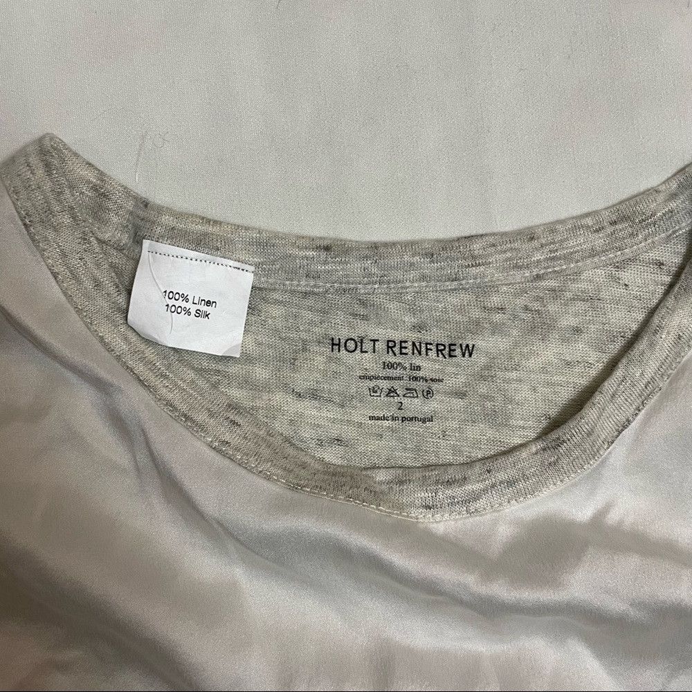 Holt Renfrew New Holt Renfrew Silk Linen Sleeveless Top Size 2 US XS Size XS / US 0-2 / IT 36-38 - 8 Thumbnail